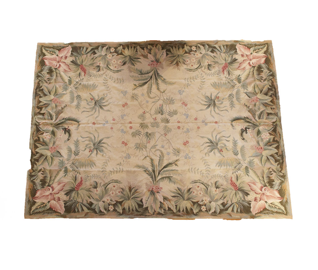 An Aubusson style needlepoint carpet