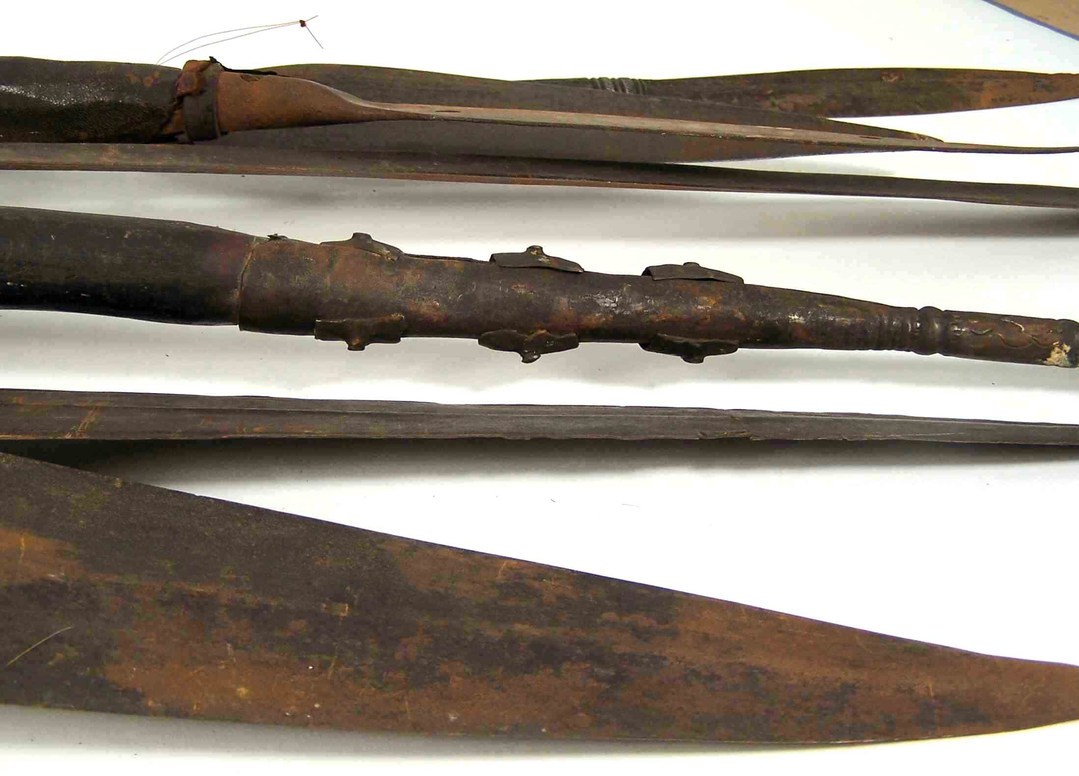 A group of tribal spears