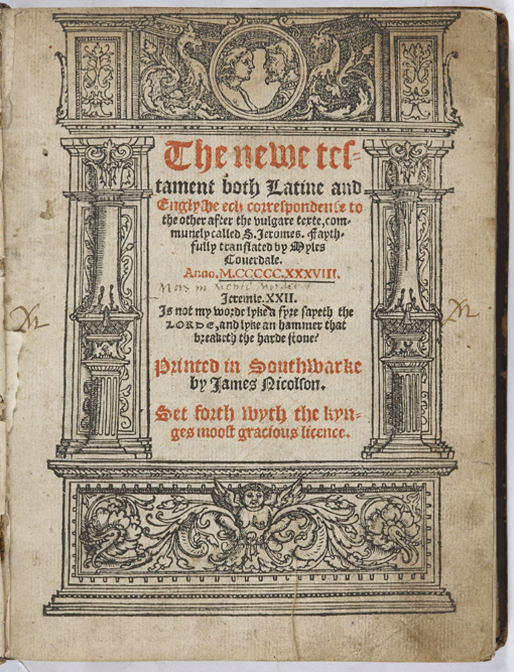 Bible, New Testament, English and Latin