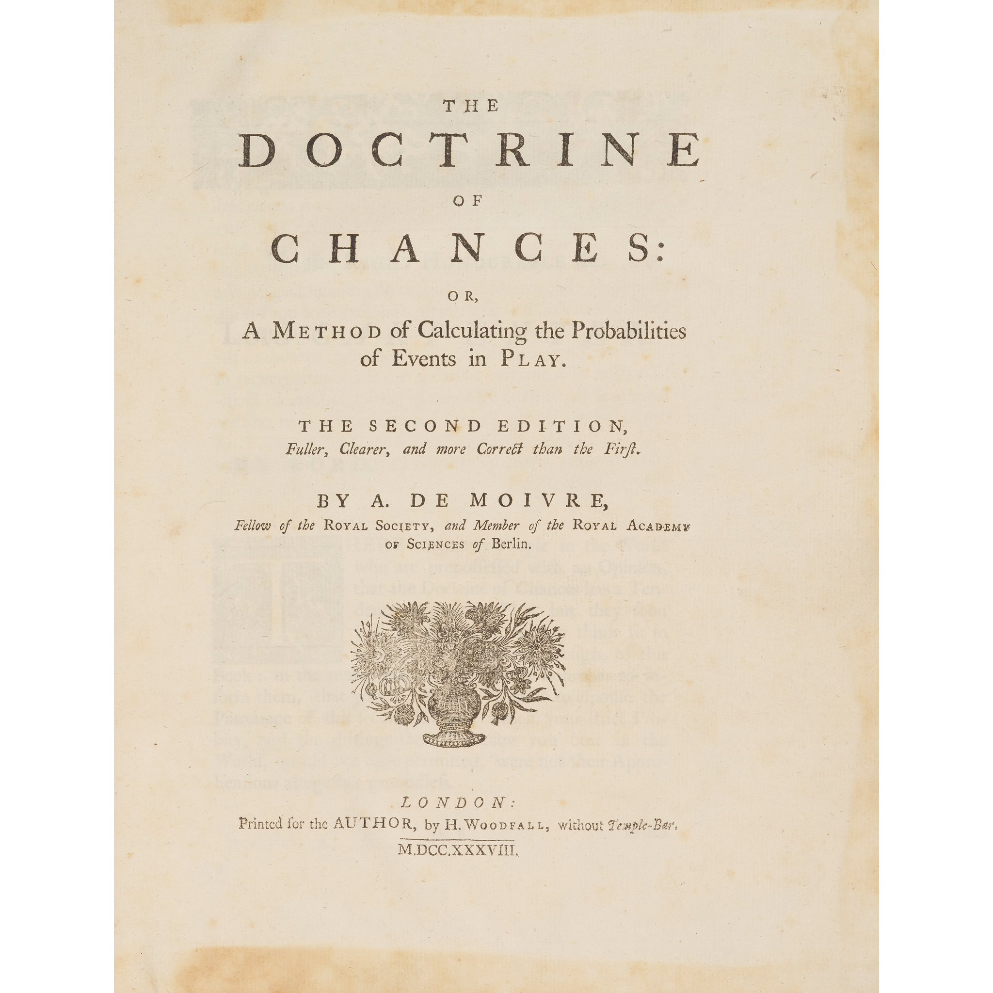Moivre, Abraham de