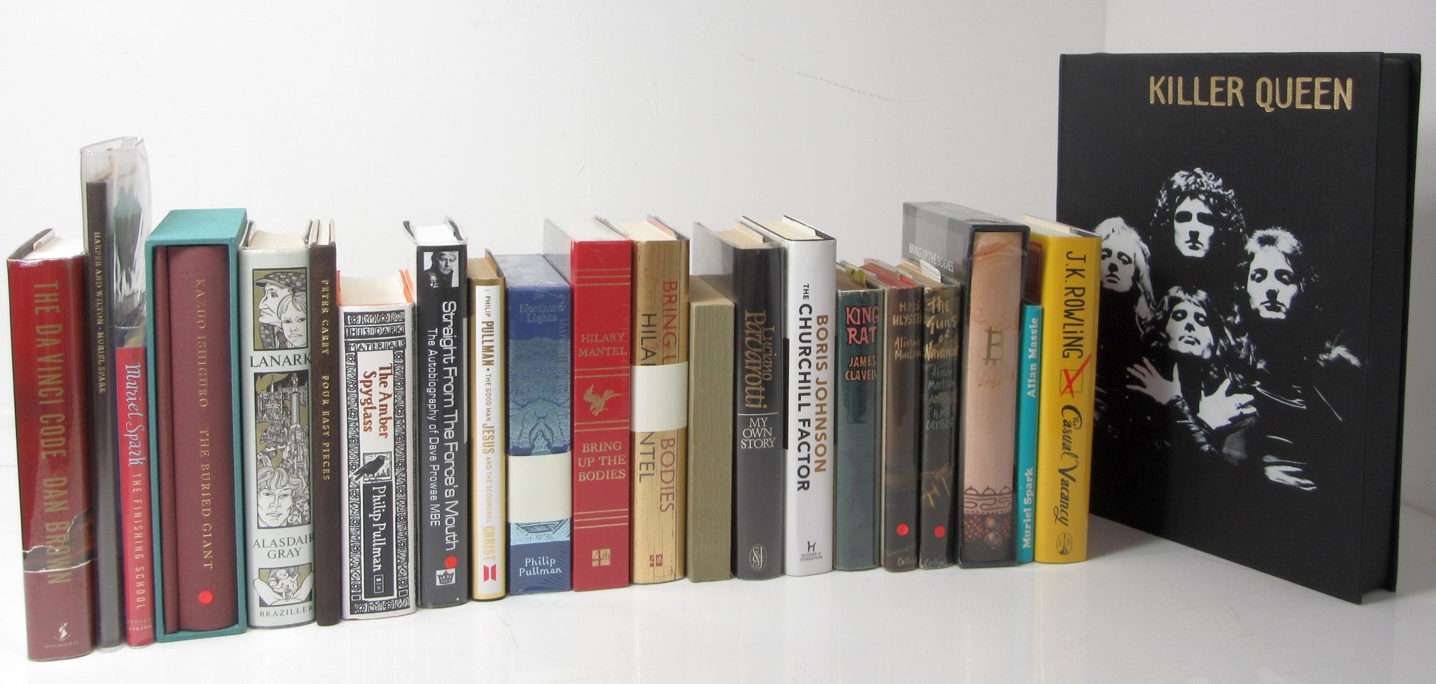 Modern novels, mostly signed first editions