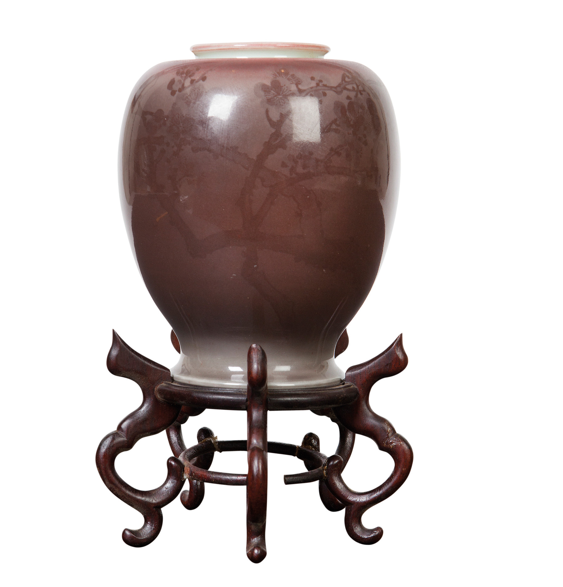 A STUDIO POTTERY VASE