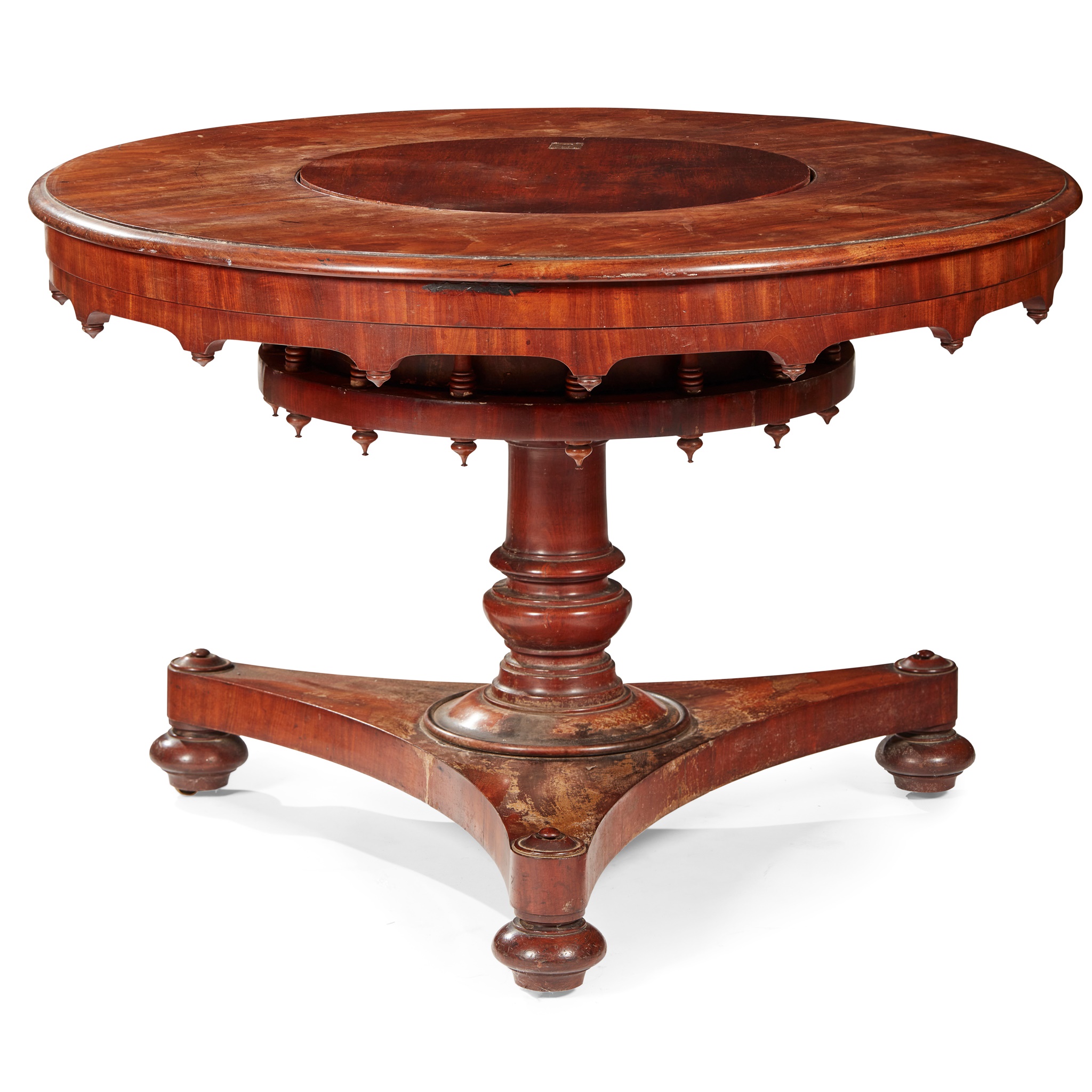 EARLY VICTORIAN MAHOGANY JARDINIERE CENTRE TABLE