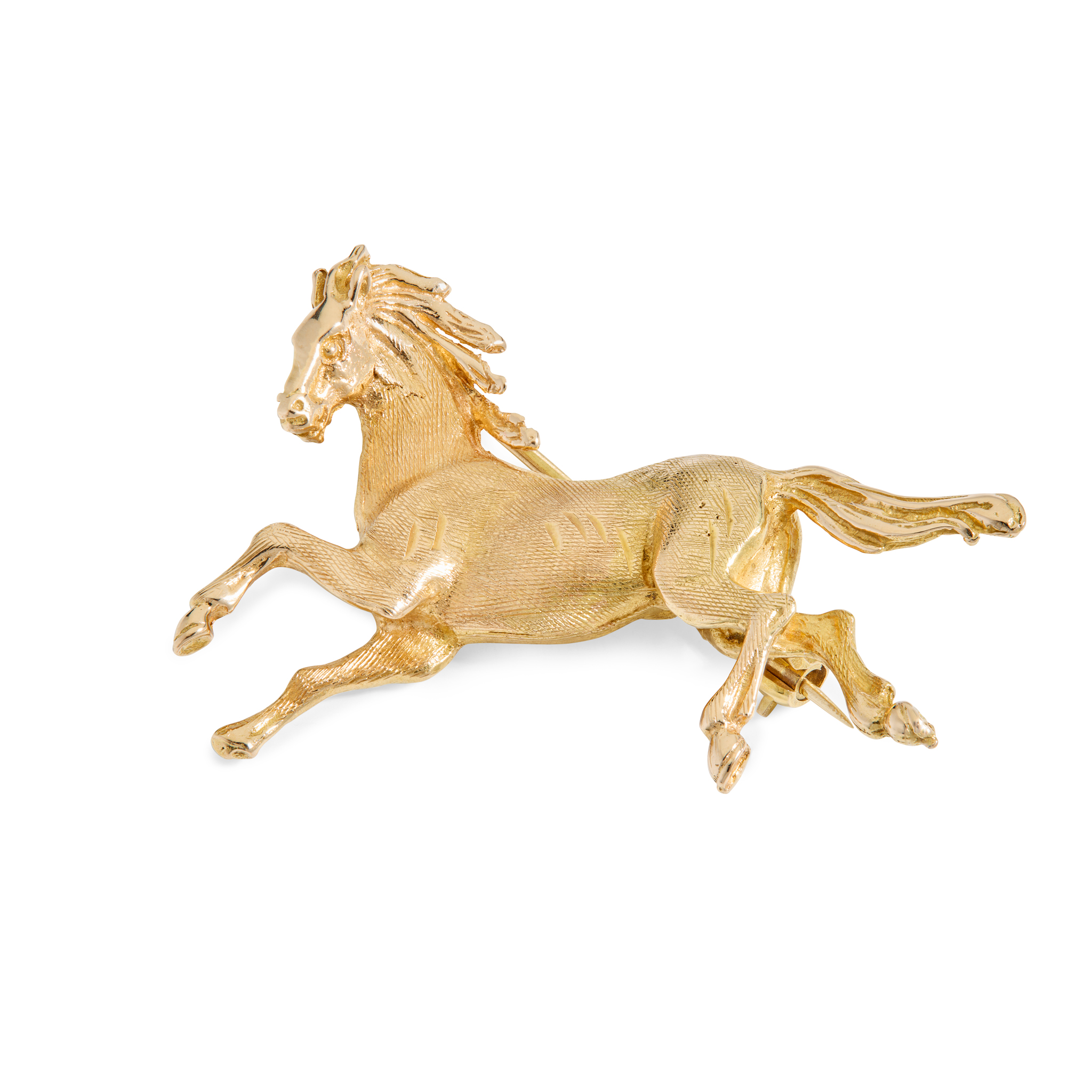 A horse brooch