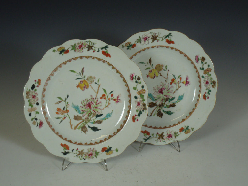 A group of late 18th century Chinese export wares