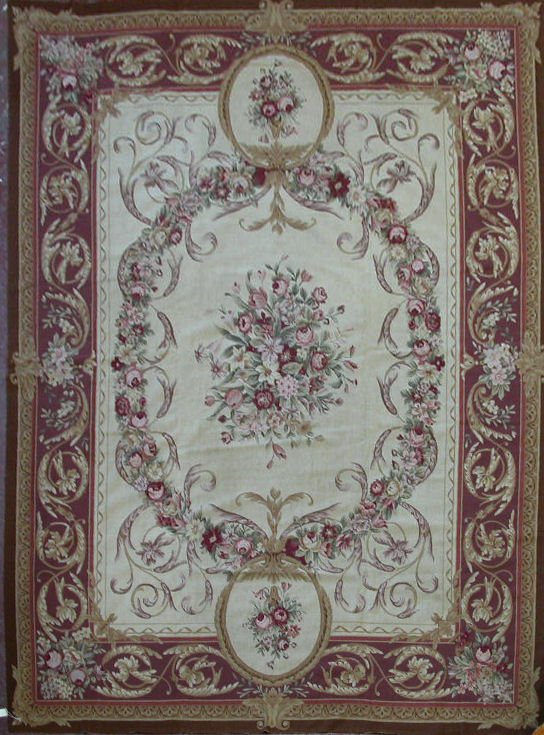 An Aubusson style carpet