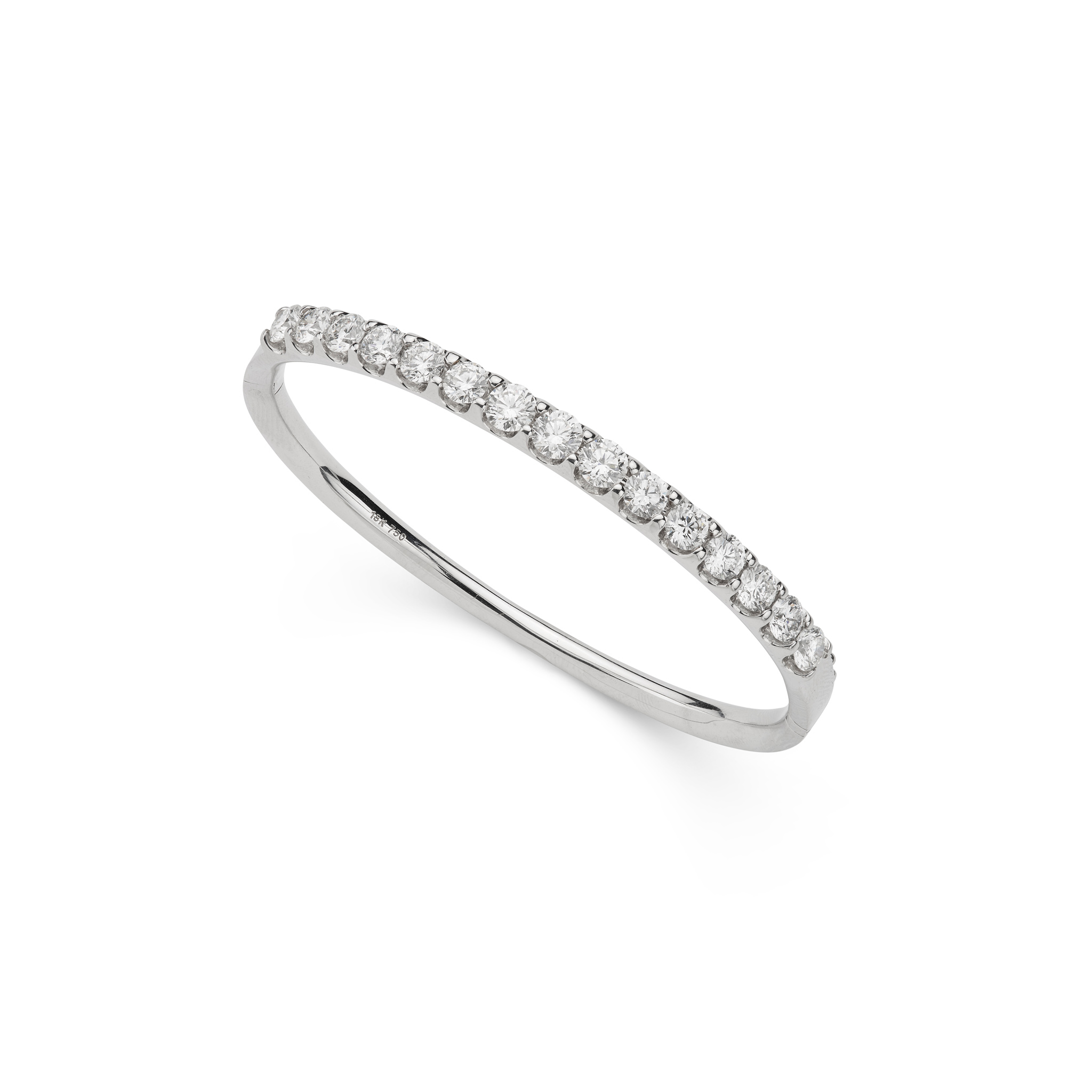 A diamond bangle