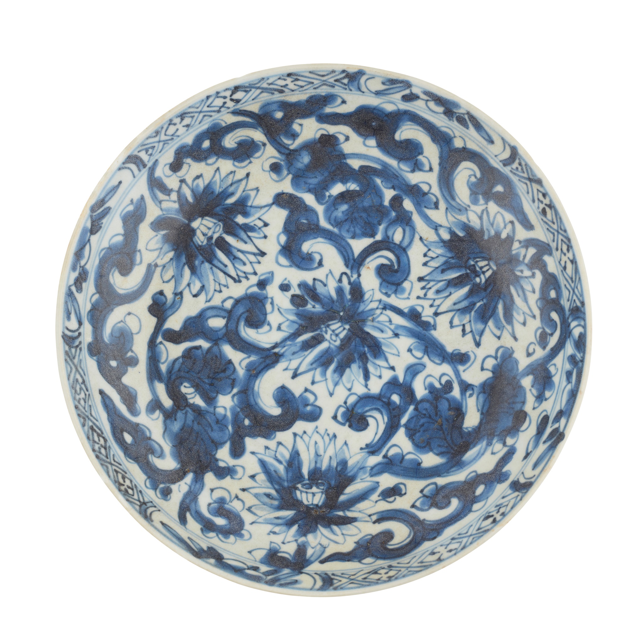 BLUE AND WHITE PLATE