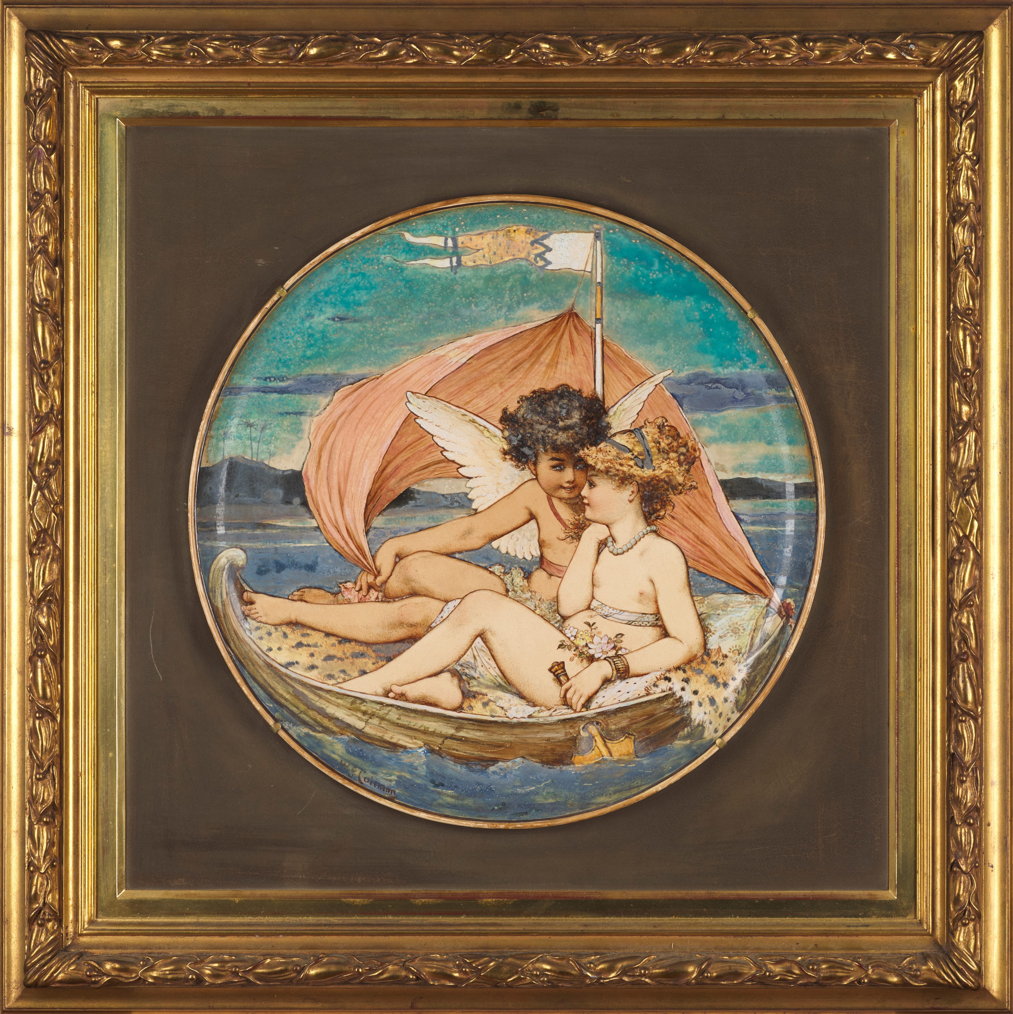 WILLIAM STEPHEN COLEMAN (1829-1904) FOR MINTONS' ART-POTTERY STUDIO