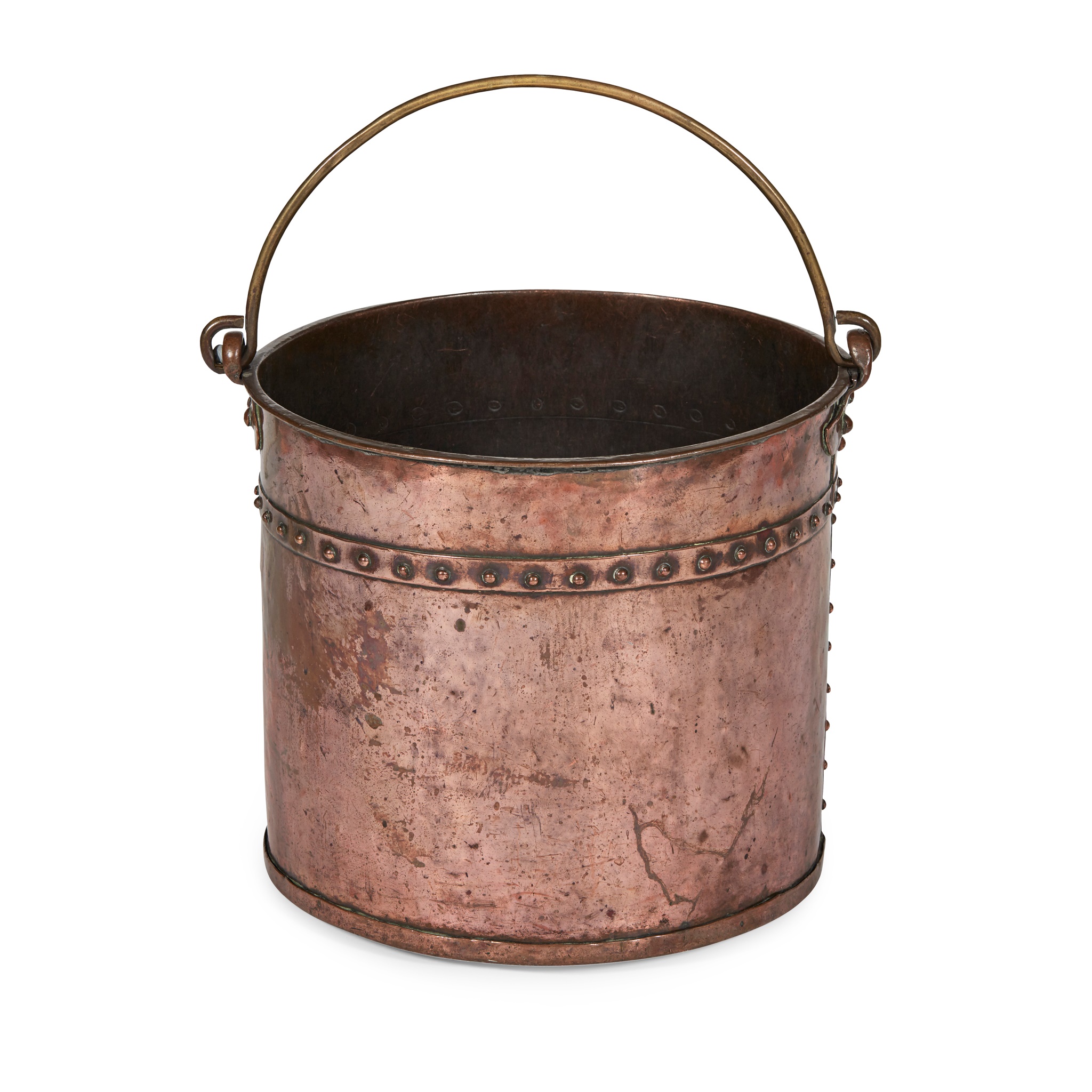DUTCH COPPER AND BRASS MILK PAIL