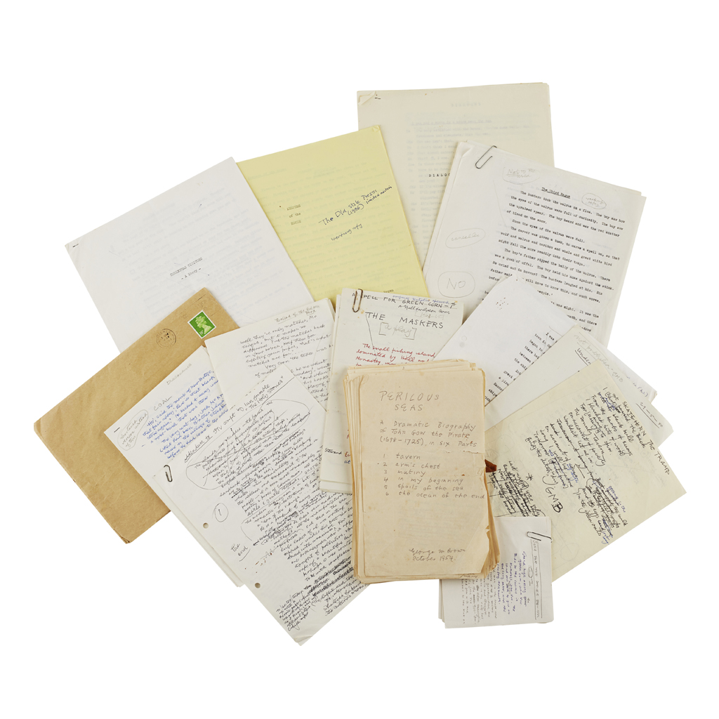 Brown, George Mackay, a collection of autograph and typescript items, comprising