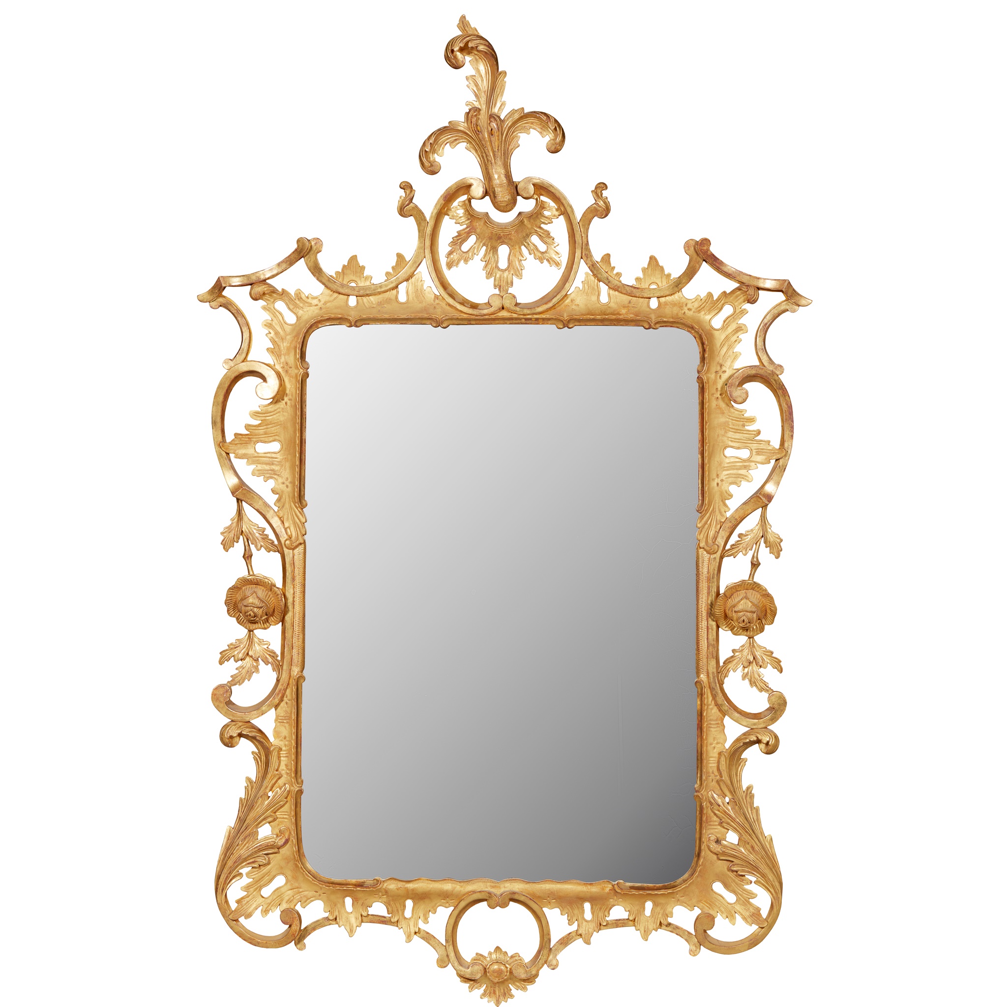 GEORGIAN STYLE GILTWOOD MIRROR