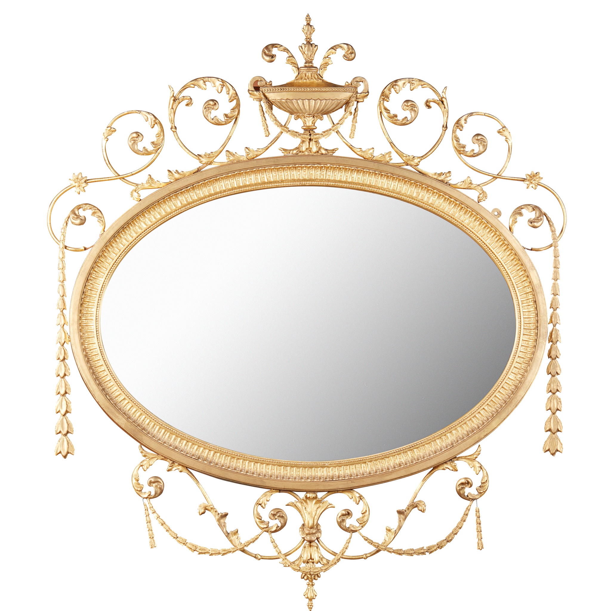 GEORGIAN STYLE GILTWOOD MIRROR
