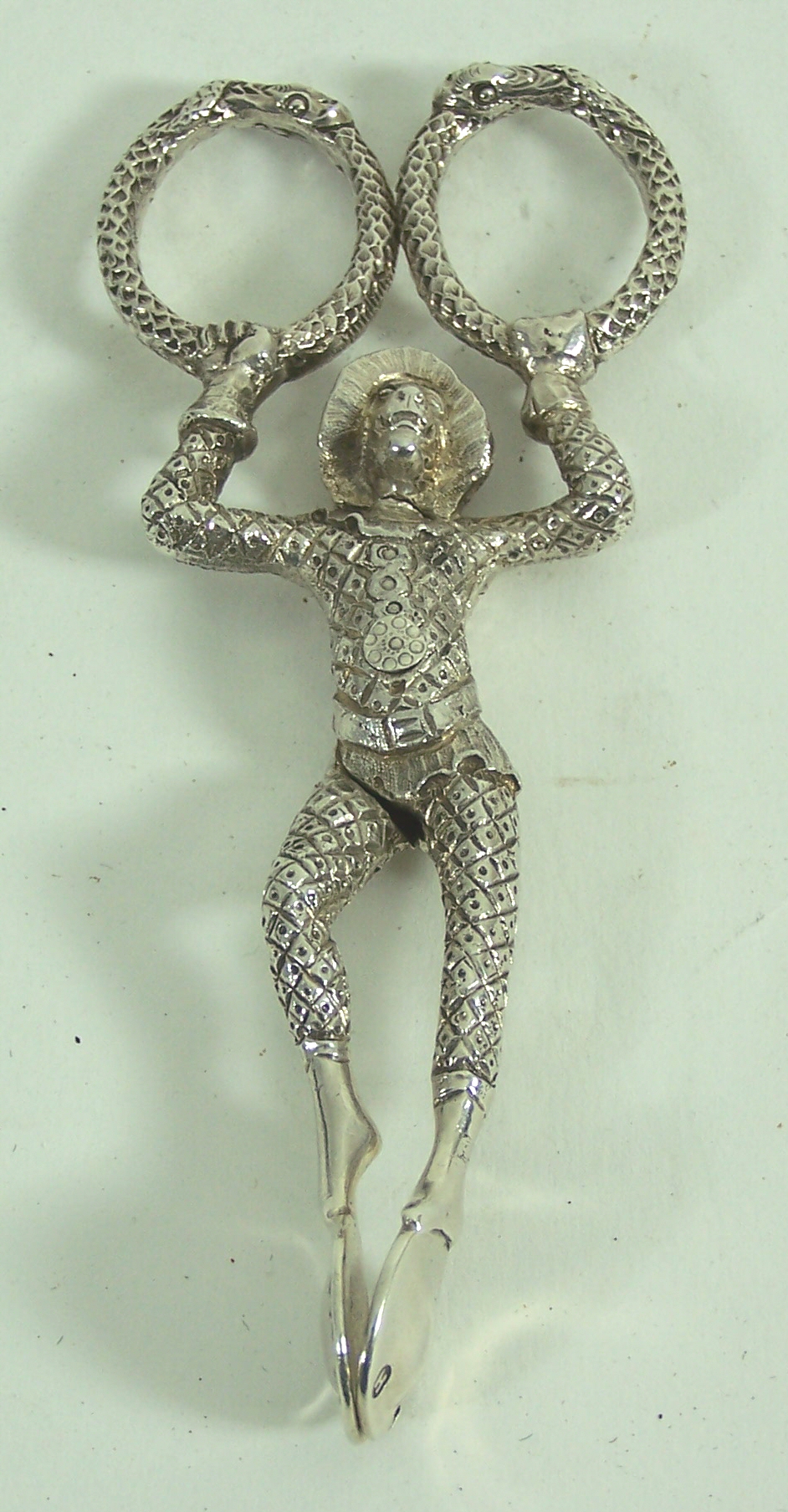 A pair of Harlequin sugar nips,