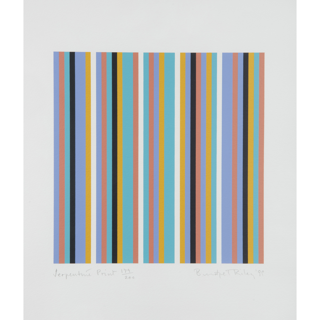 BRIDGET RILEY C.H., C.B.E. (BRITISH, B.1931)