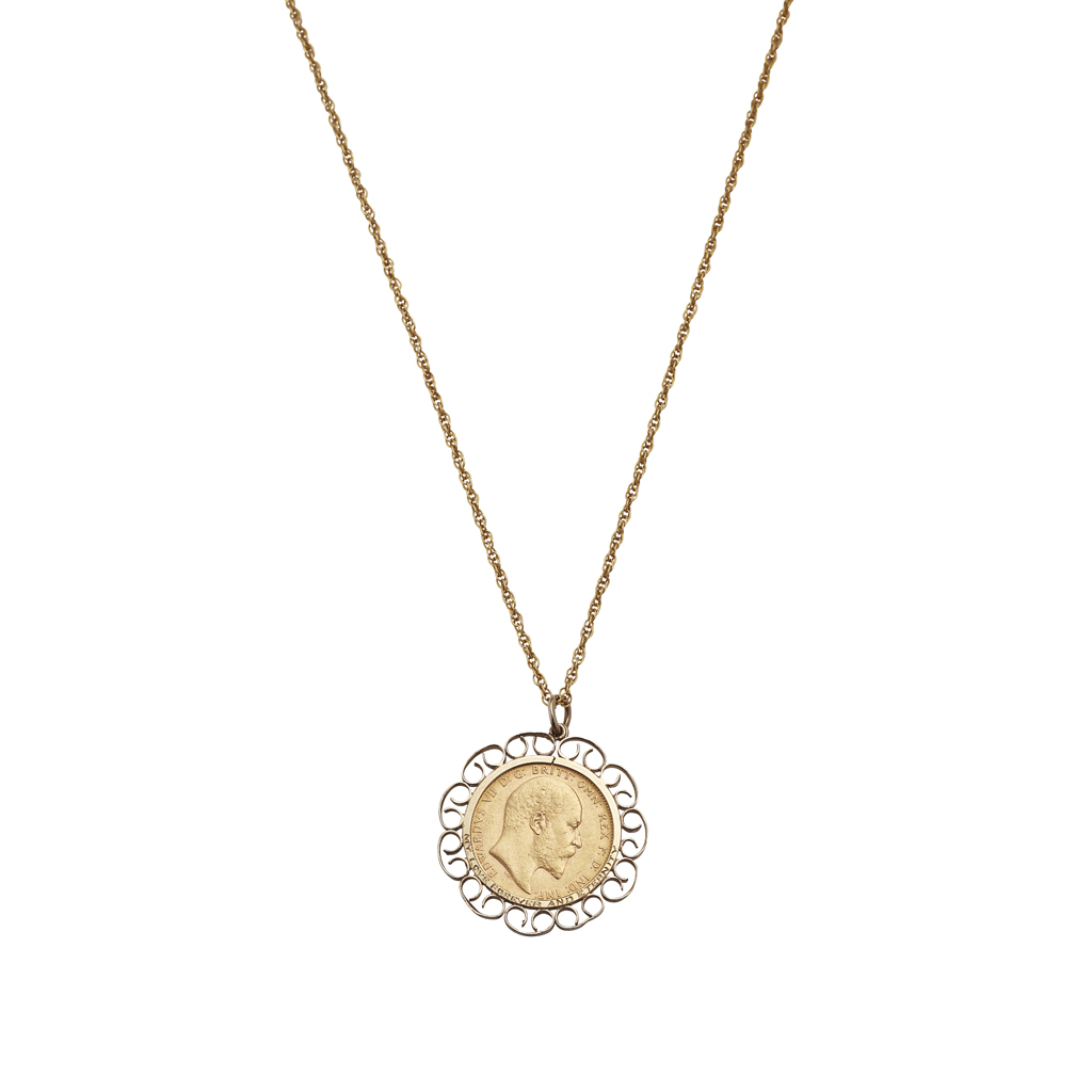 A sovereign pendant