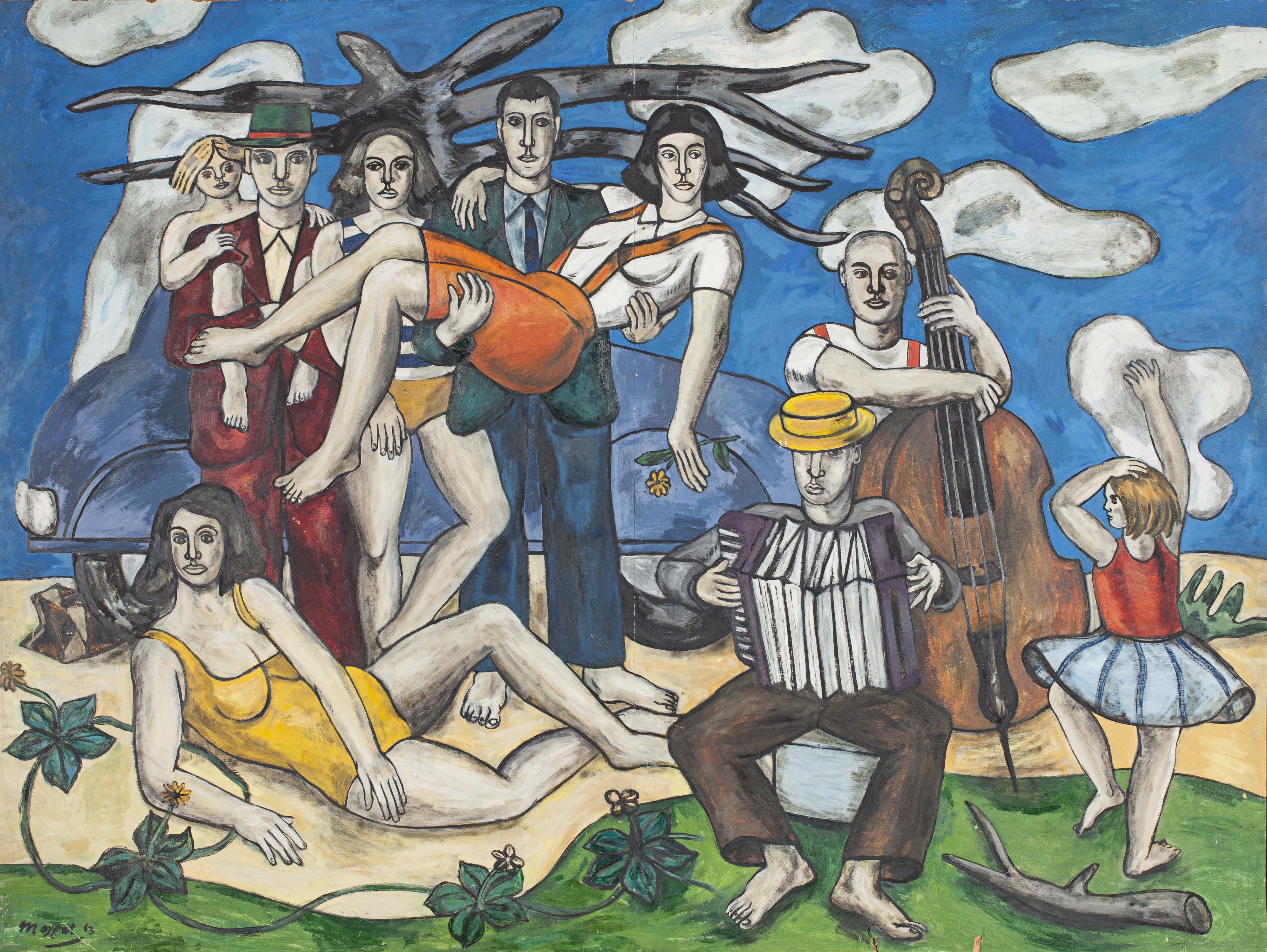 ALEXANDER MOFFAT O.B.E., R.S.A. (SCOTTISH B.1943)