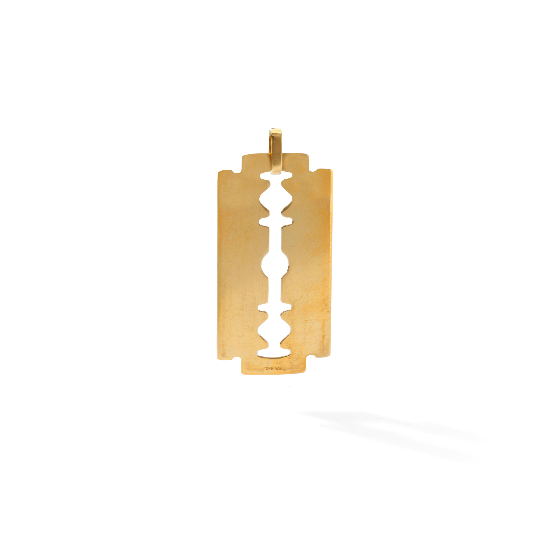 Jean Dinh Van: A razor blade pendant