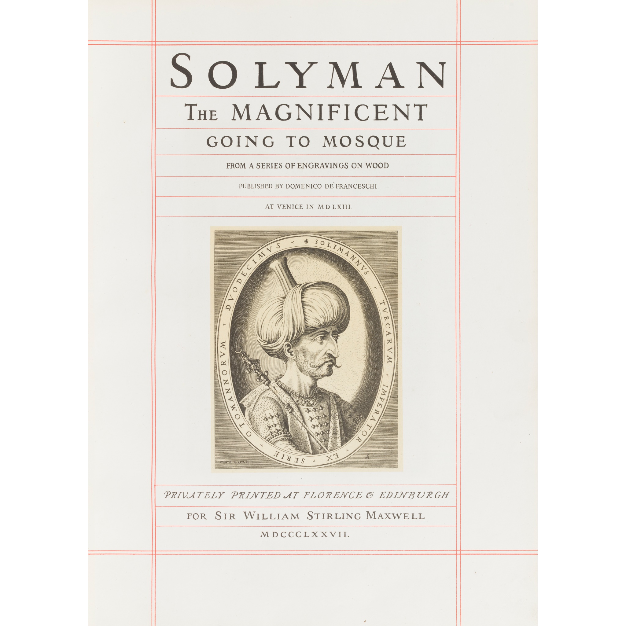 Stirling-Maxwell, Sir William (publisher)