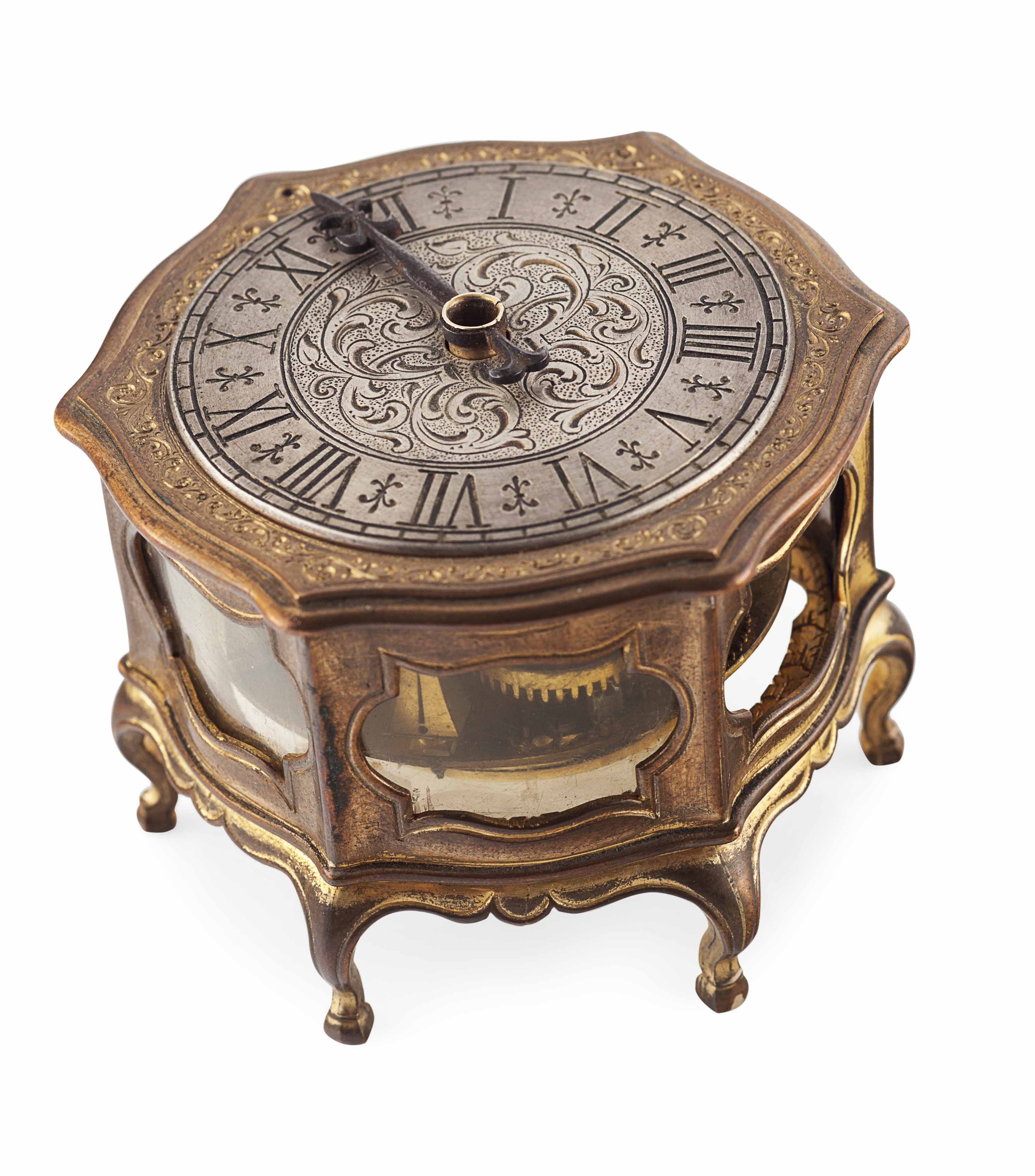 FRENCH TABLE CLOCK WITH MOVEMENT BY DUPRE, PARIS