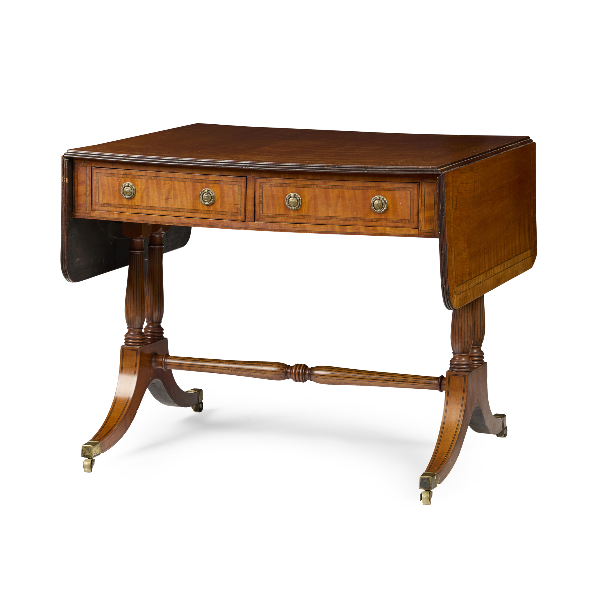 GEORGE III SATINWOOD SOFA TABLE