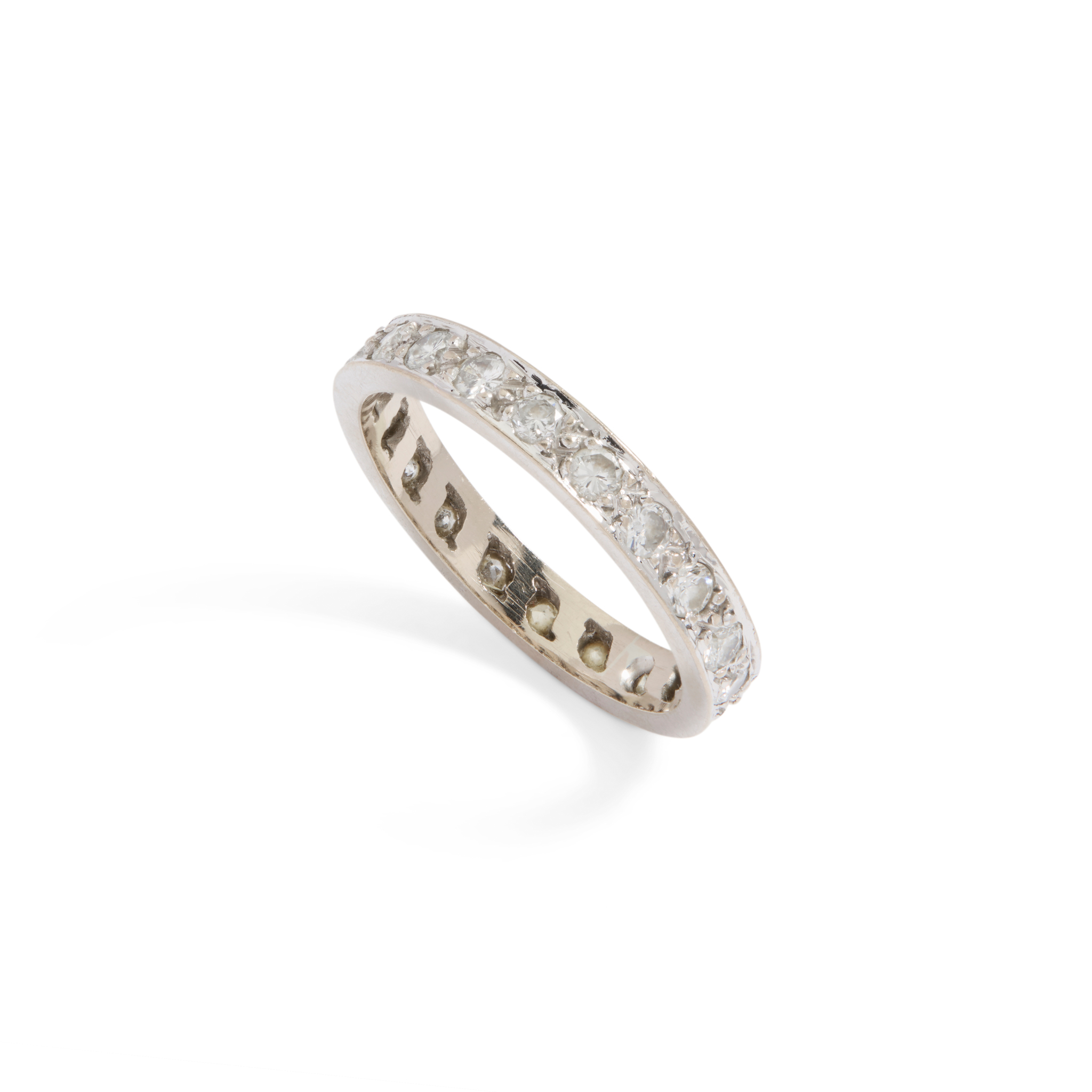 An 18ct gold diamond eternity ring