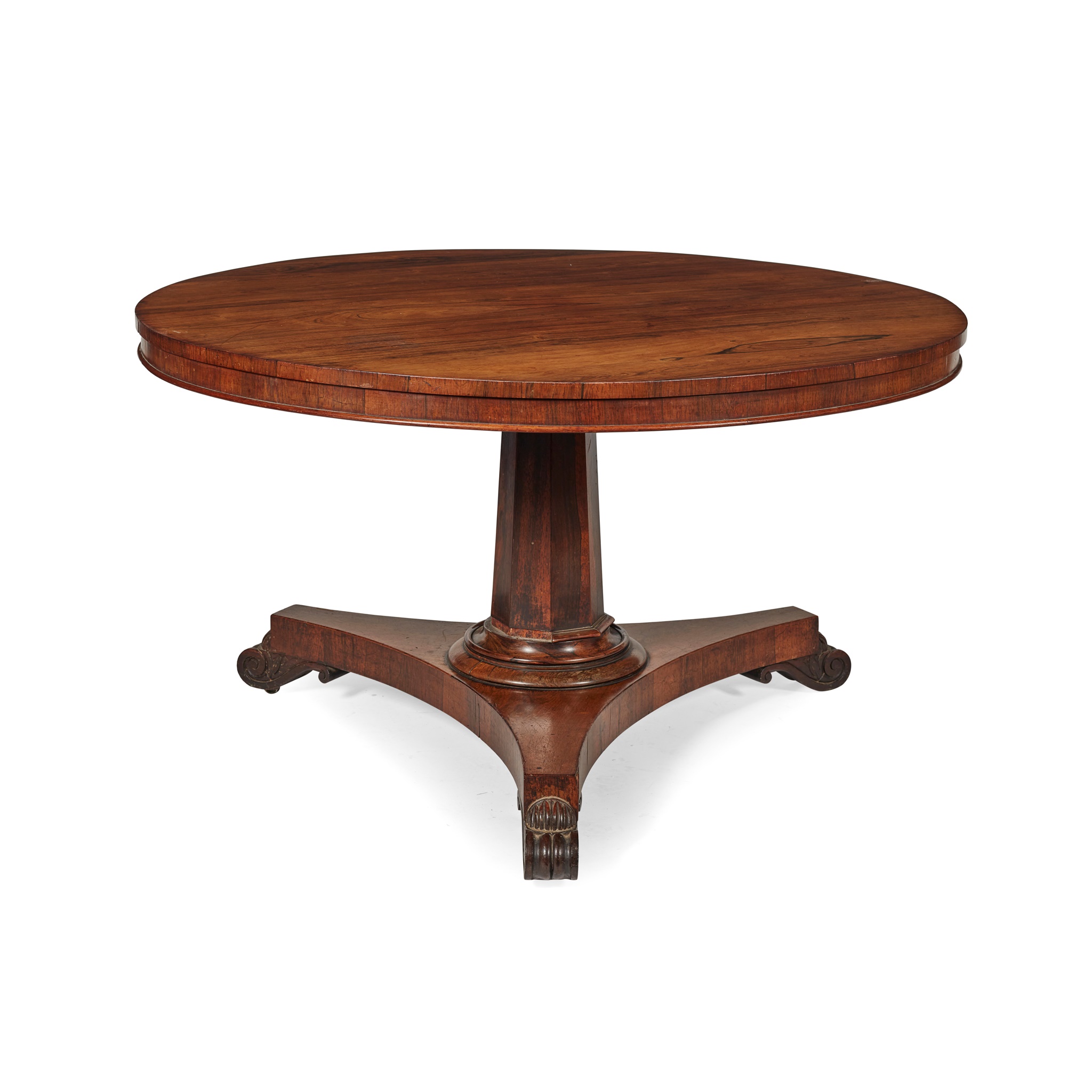 WILLIAM IV ROSEWOOD BREAKFAST TABLE
