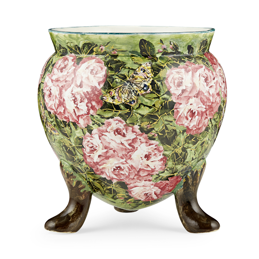 A RARE WEMYSS WARE GYPSY JARDINIÈRE