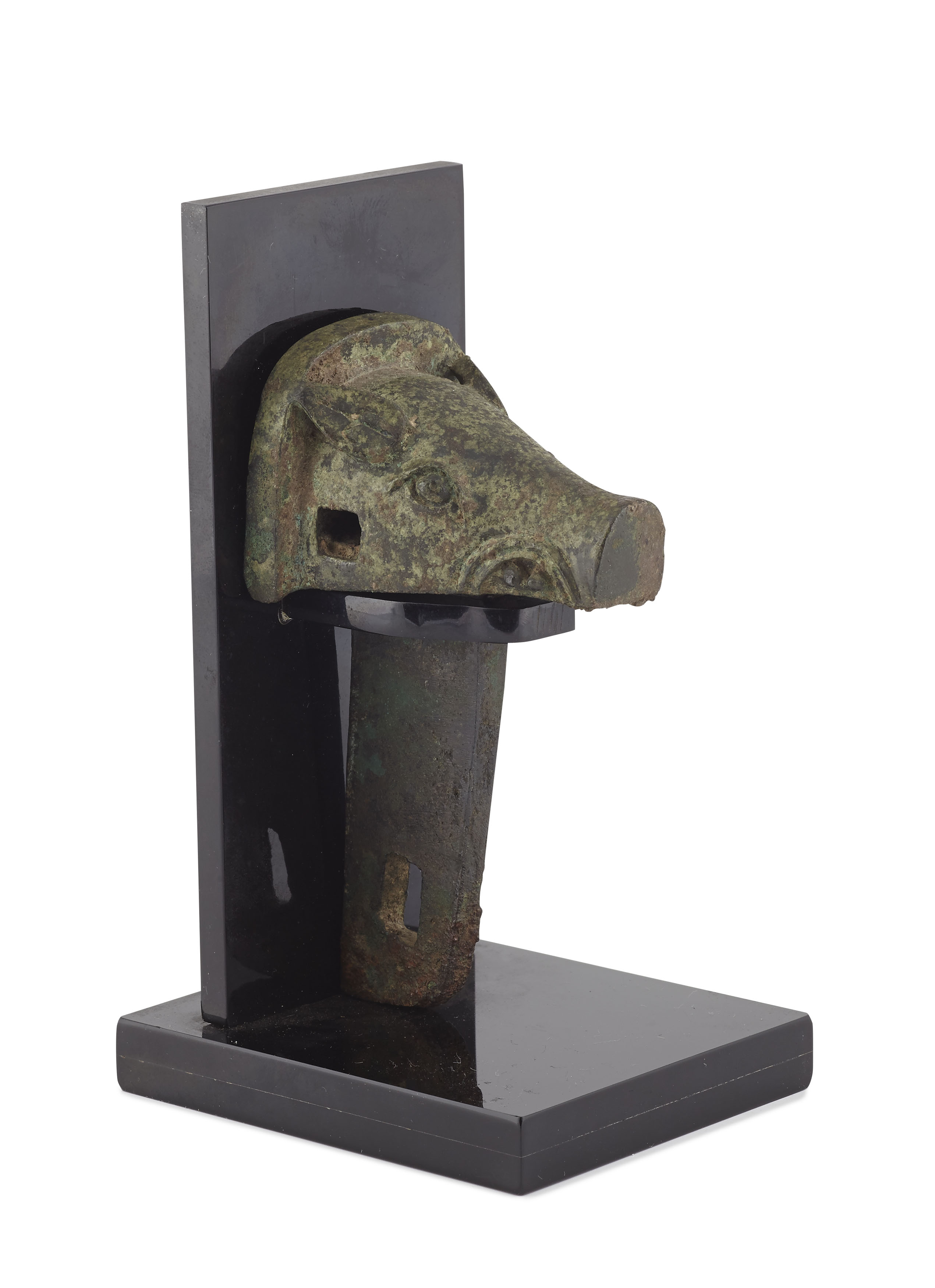 CHINESE BRONZE AXE FITTING