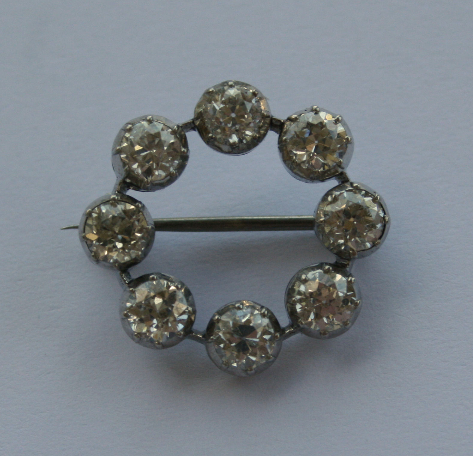 A diamond set brooch