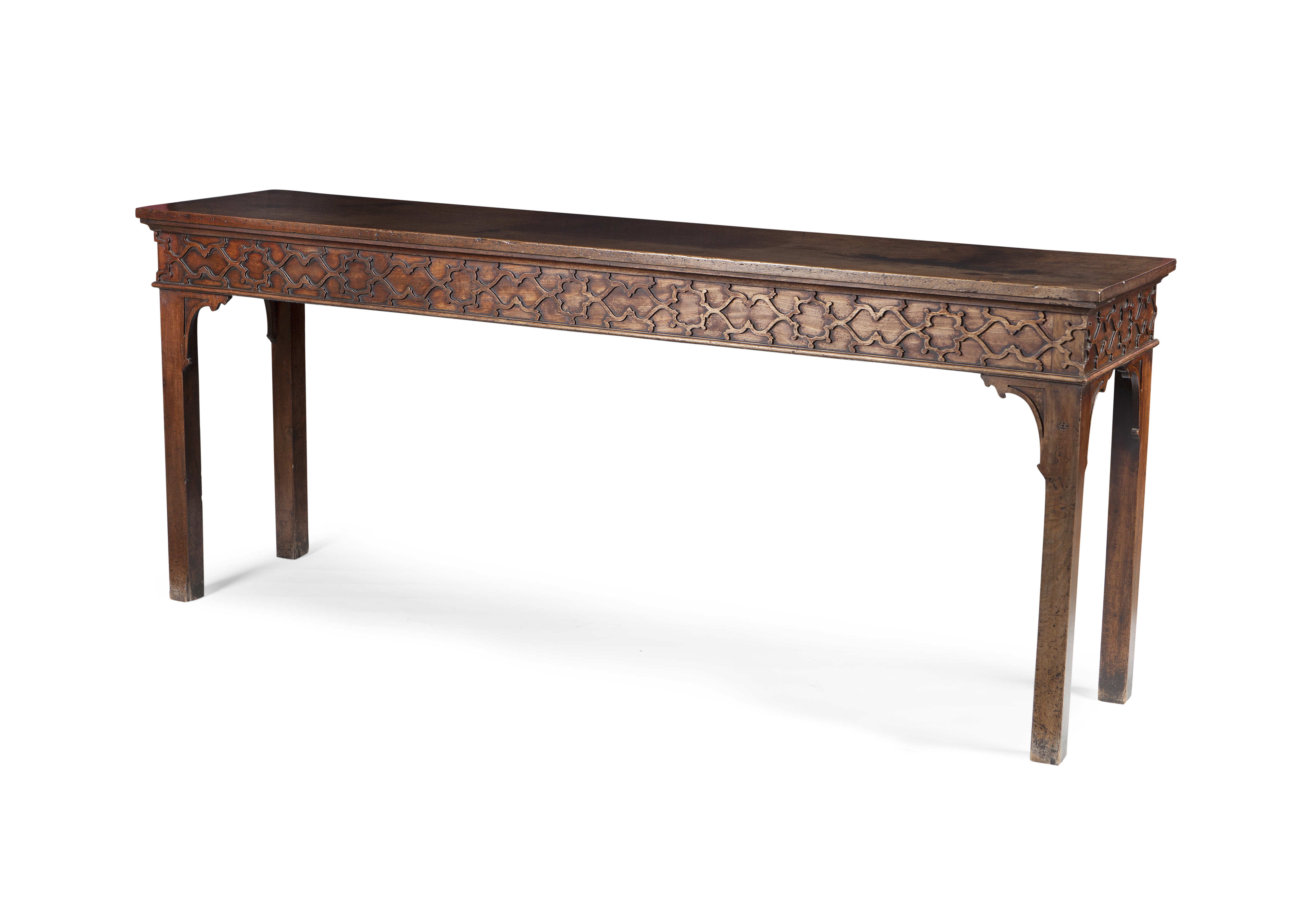 GEORGE III MAHOGANY SIDE TABLE