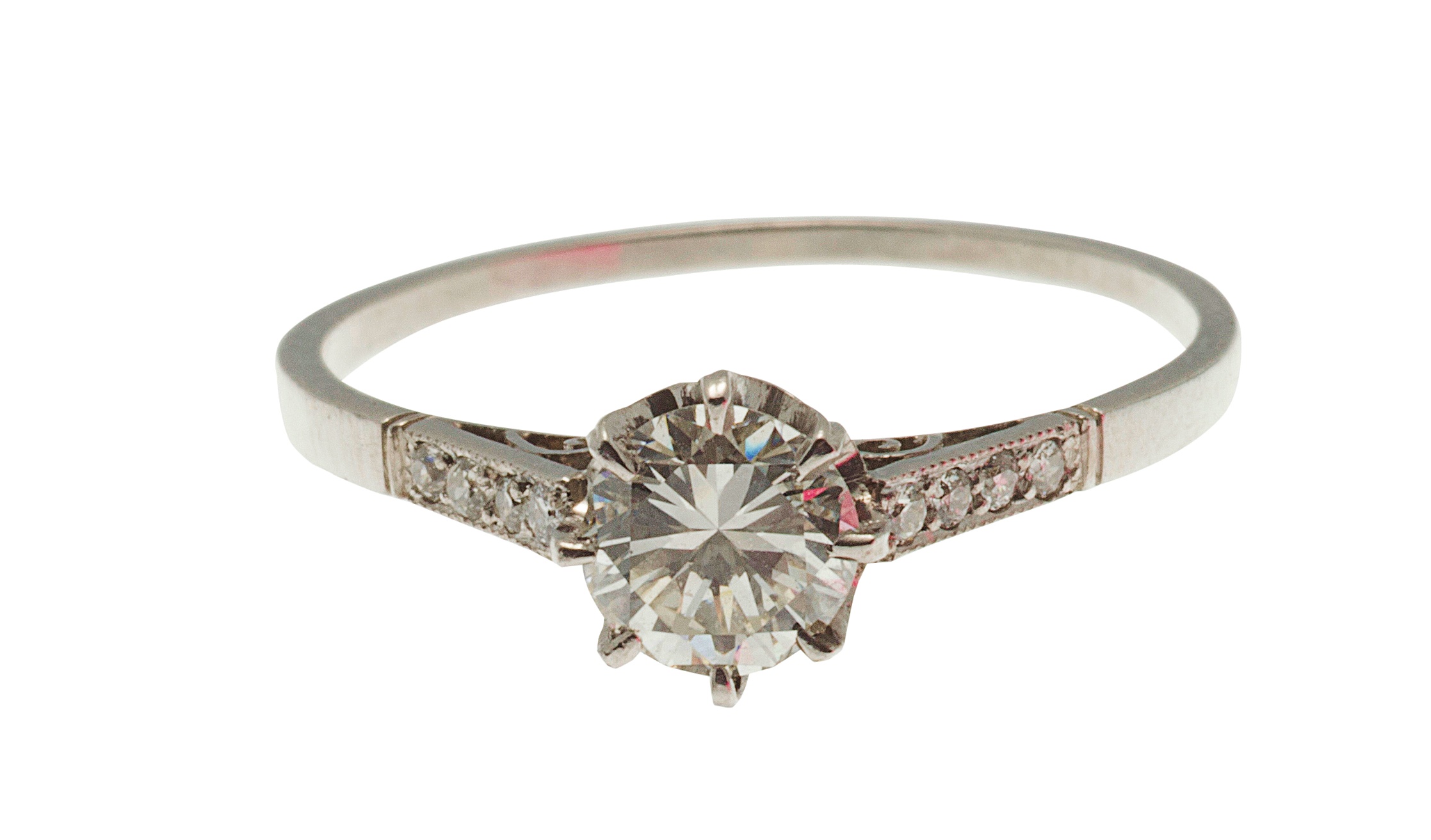 A single stone diamond ring