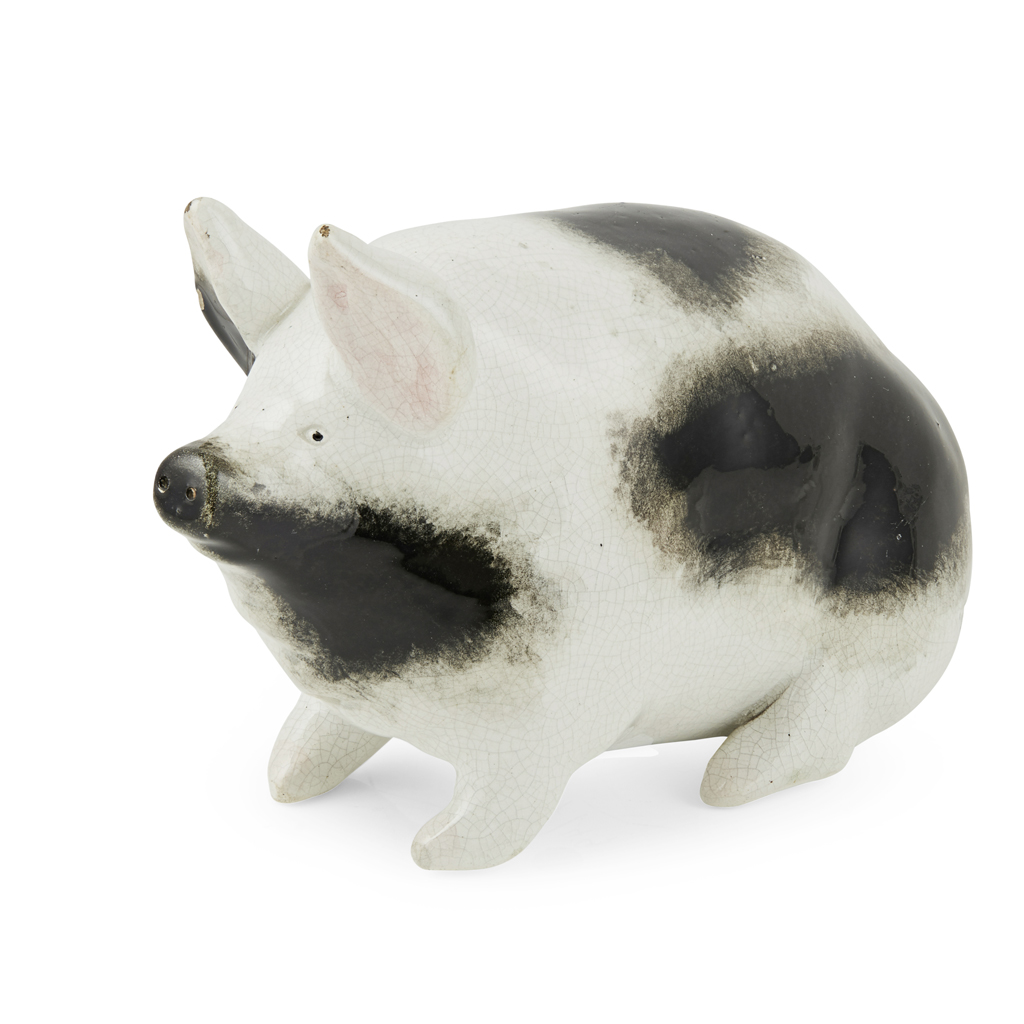 A SMALL WEMYSS WARE PIG