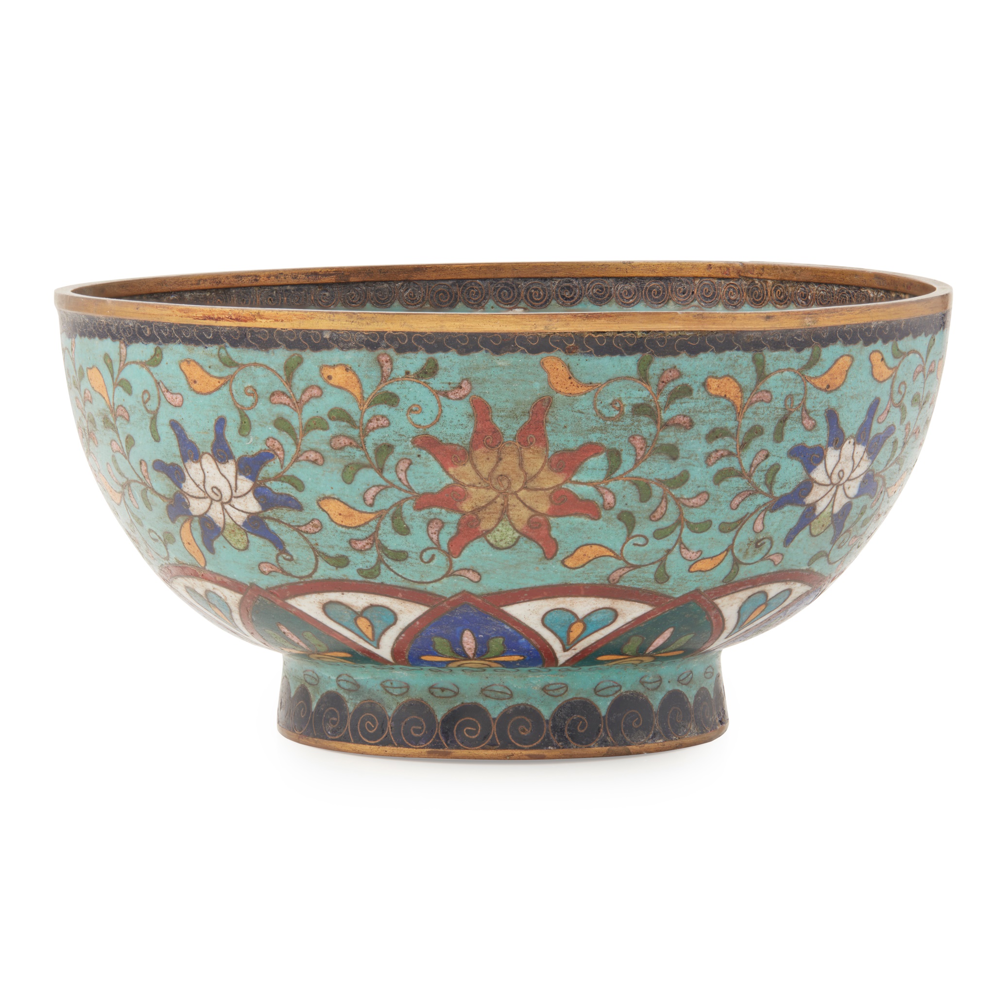 CLOISONNÉ ENAMEL BOWL