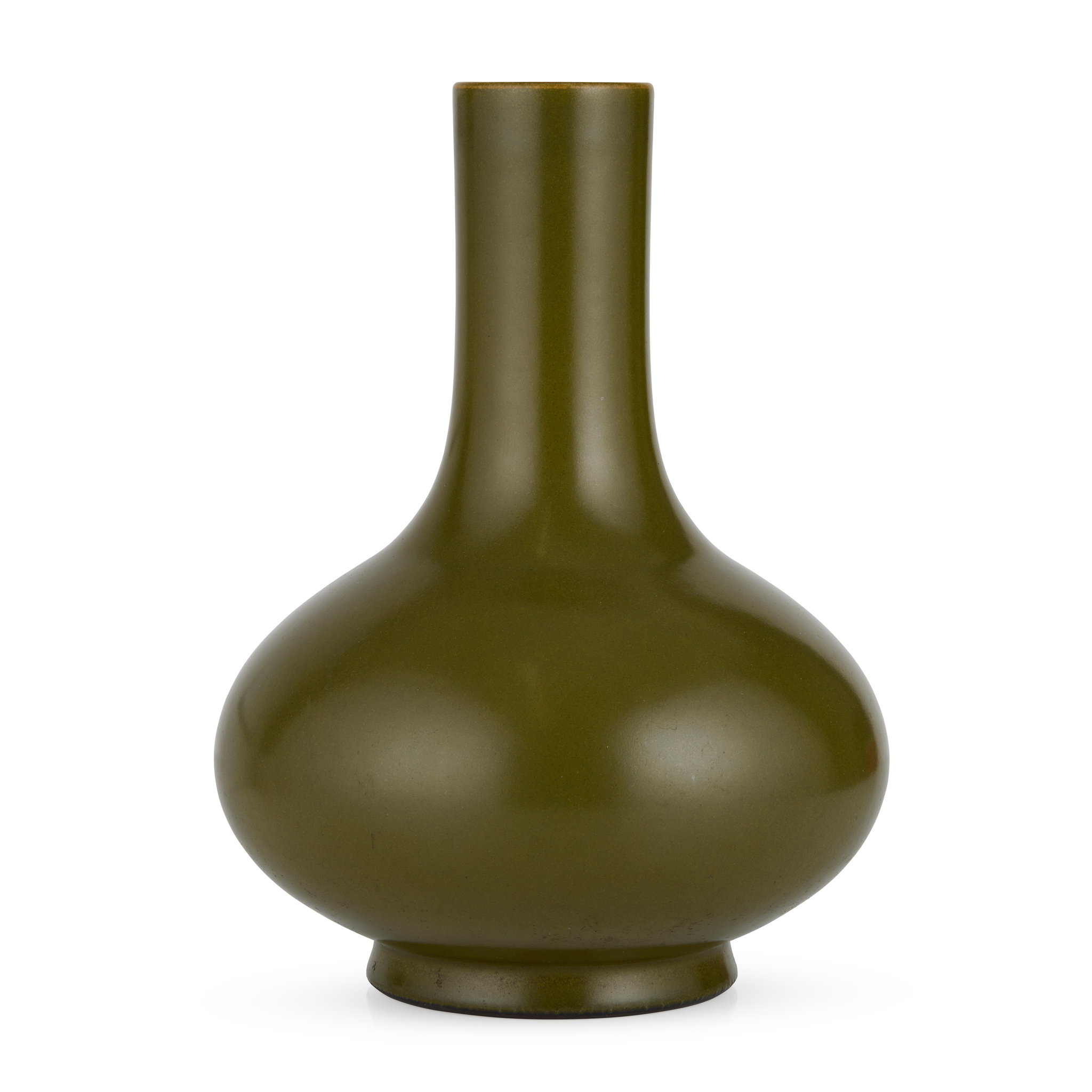CHINESE TEADUST-GLAZED VASE