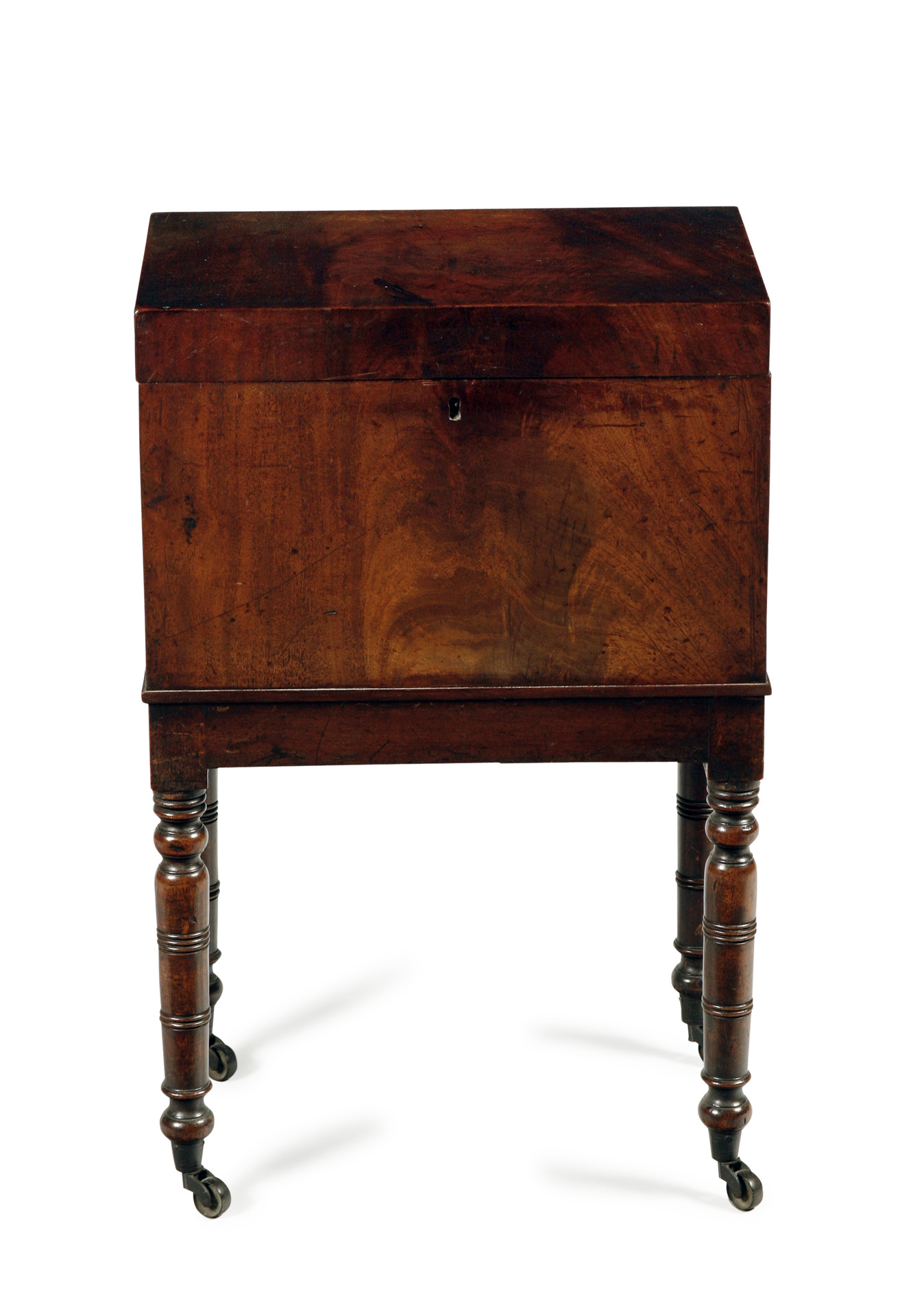 REGENCY MAHOGANY CELLARETTE