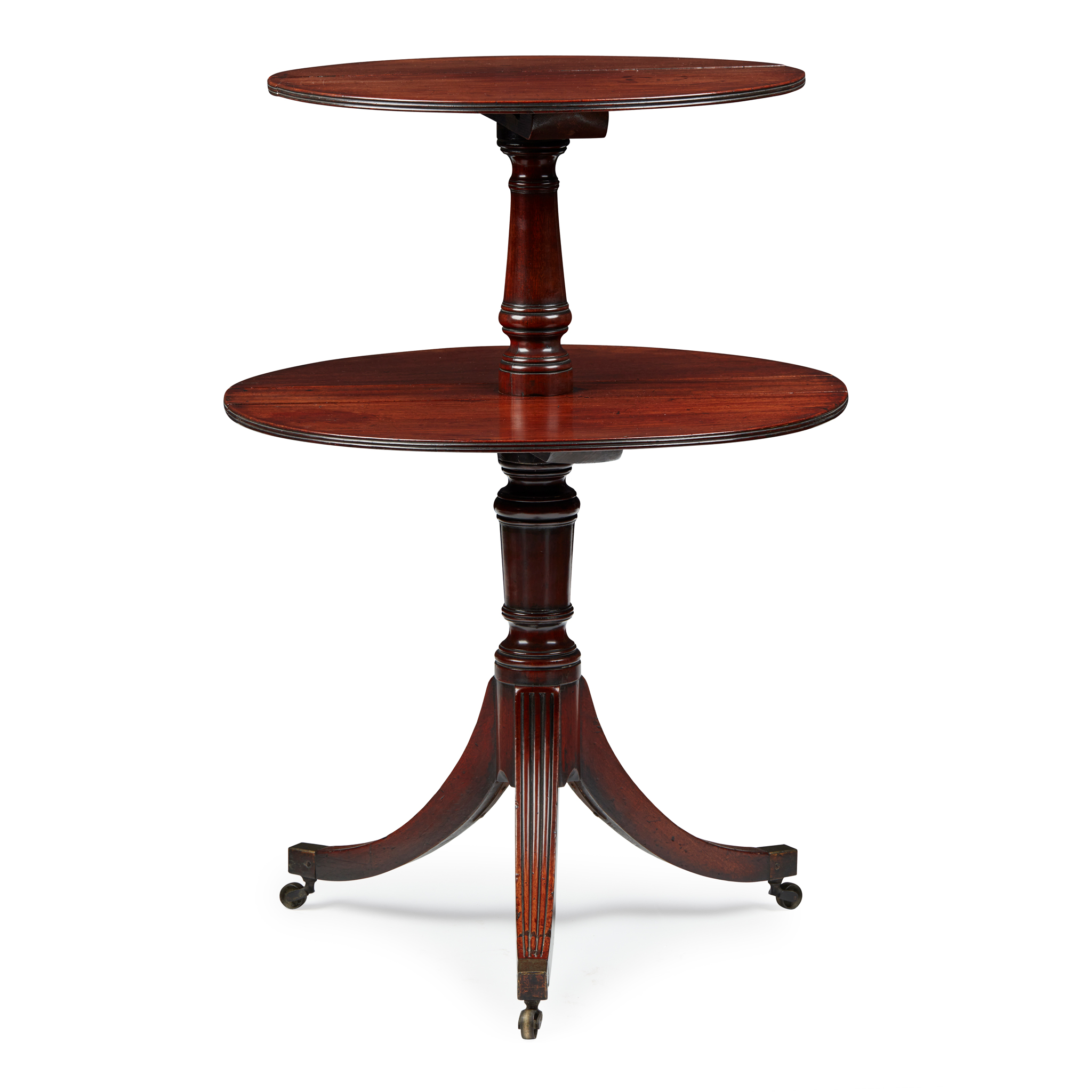 GEORGE III MAHOGANY DUMBWAITER