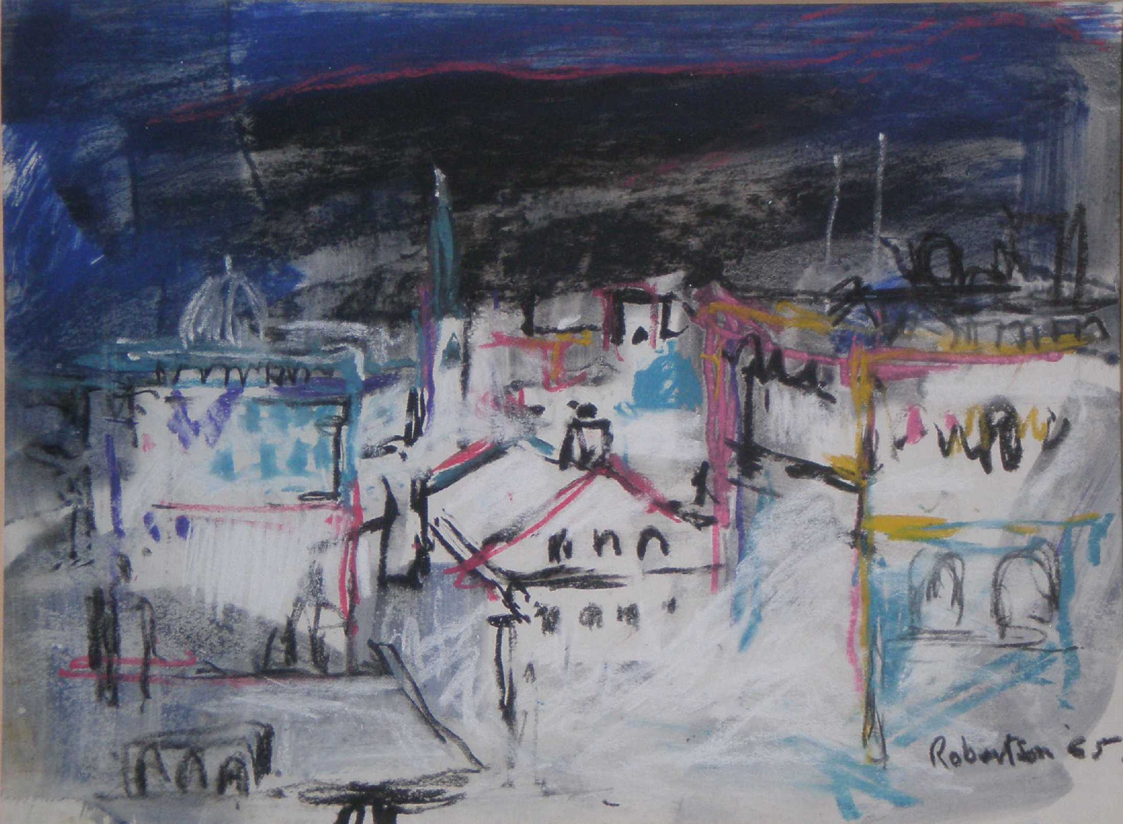 JAMES DOWNIE ROBERTSON R.S.A., R.S.W., R.G.I. (SCOTTISH B.1931)