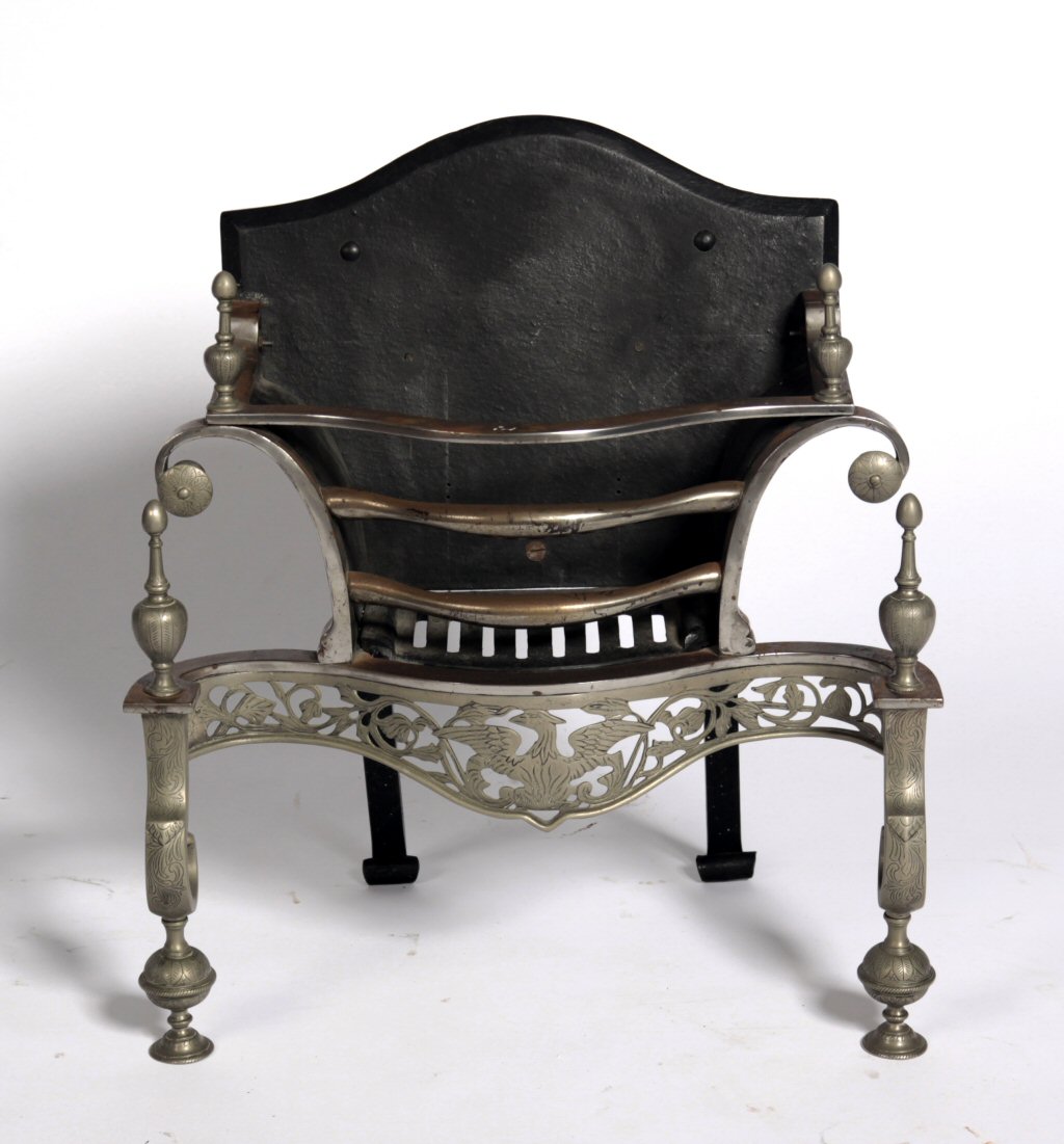 An Adam style fire basket