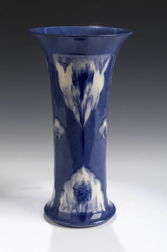 A Moorcroft tall tapering vase