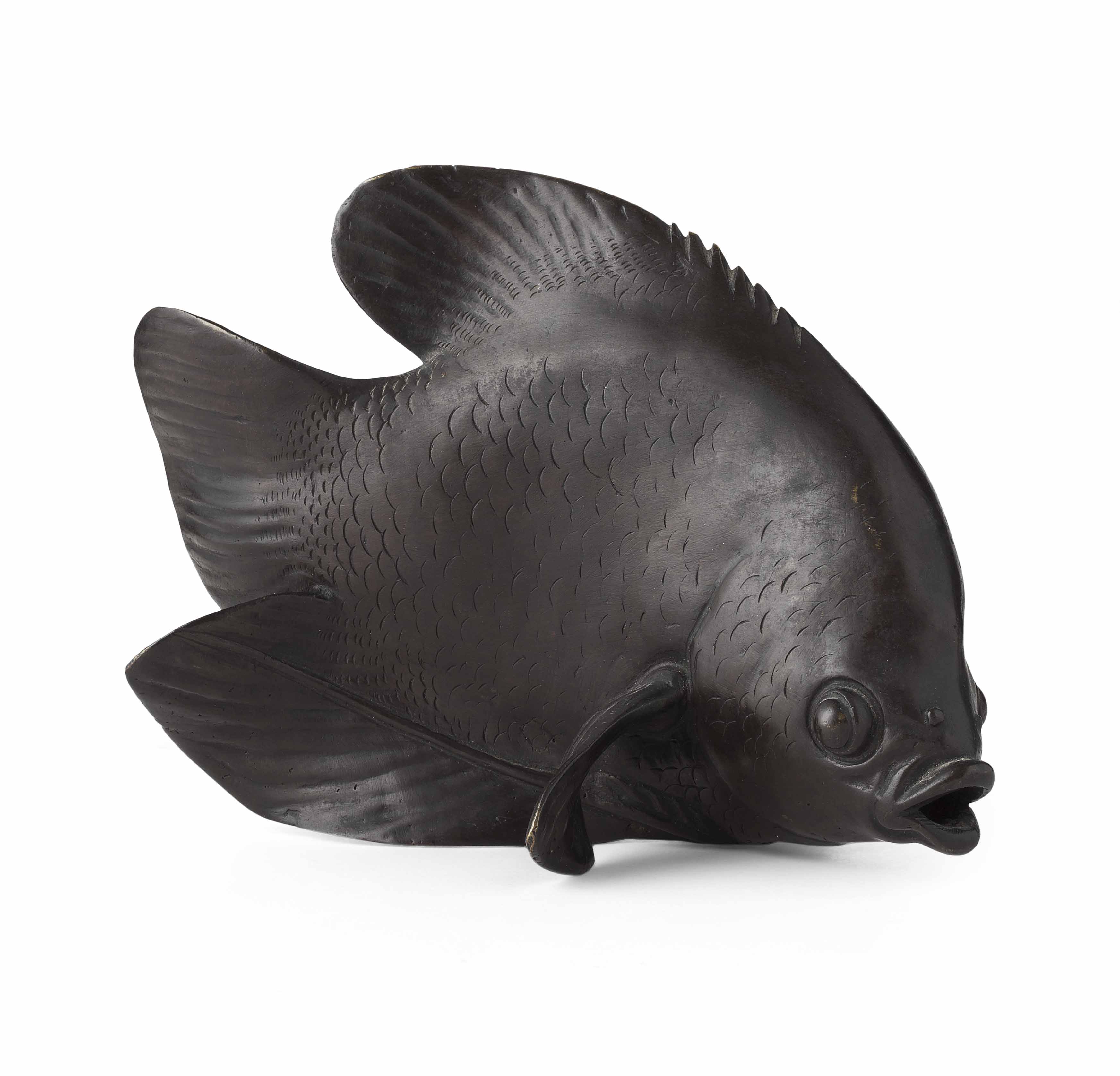 JAPANESE BRONZE KOI FISH