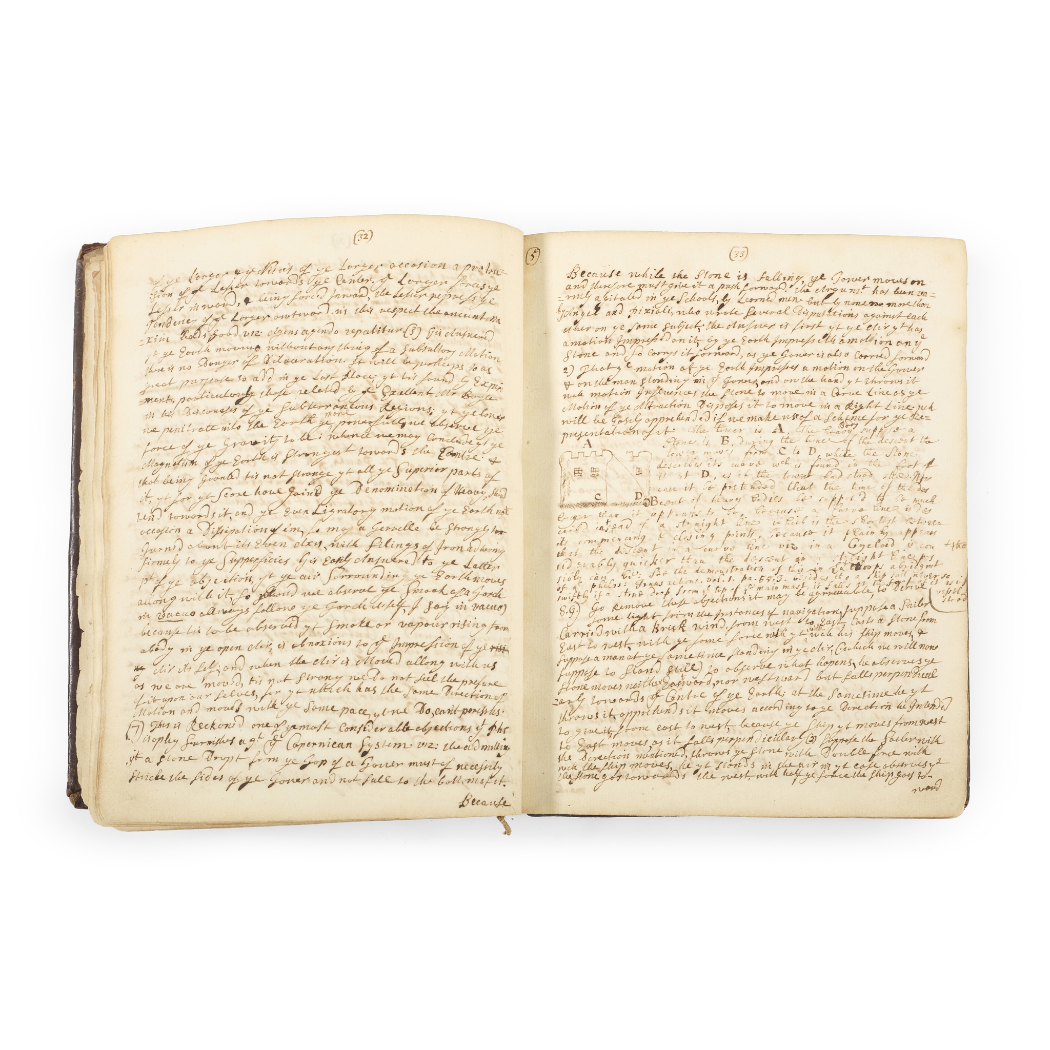 Early 18th-century science notebook