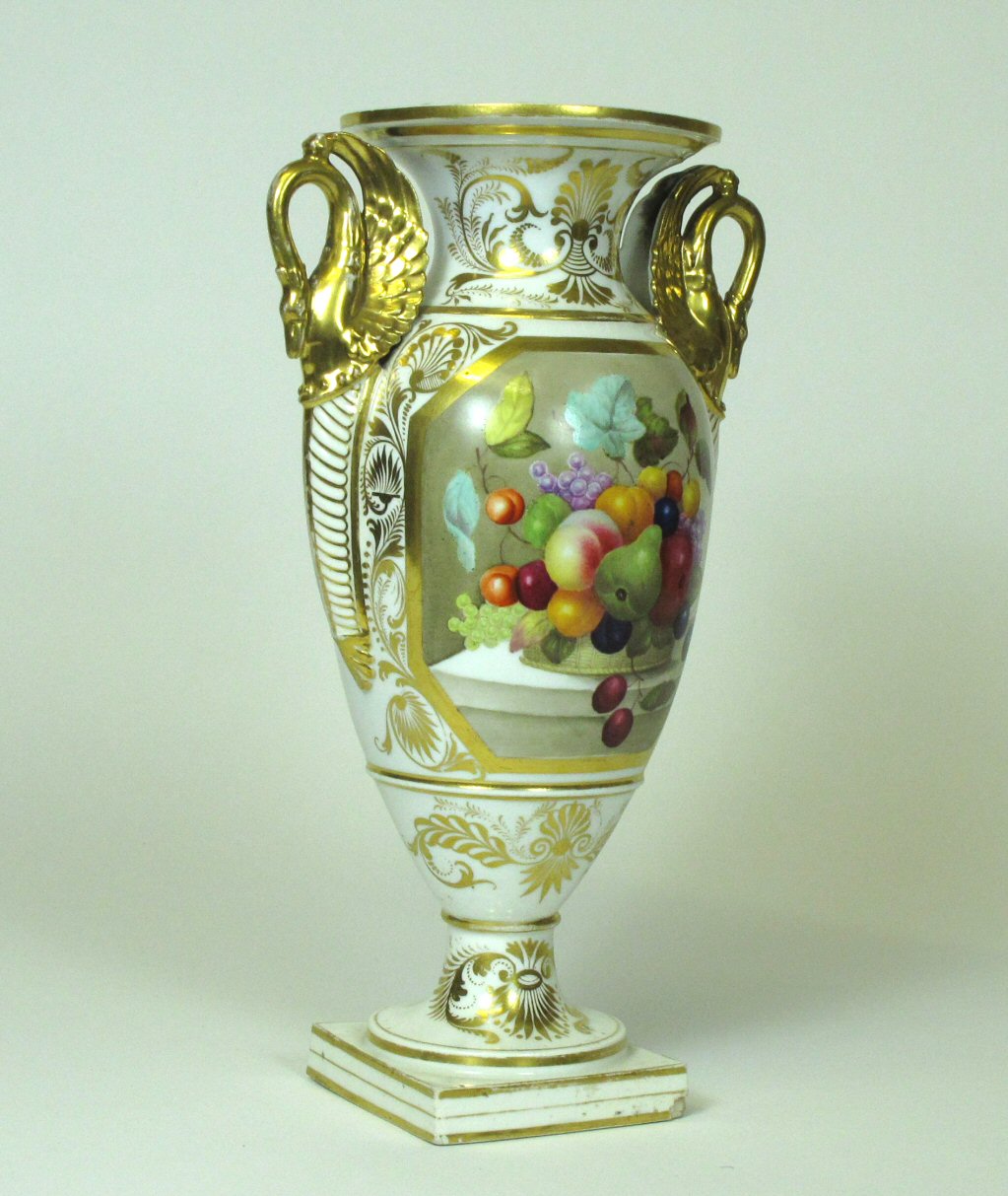 DERBY TWO HANDLED VASE