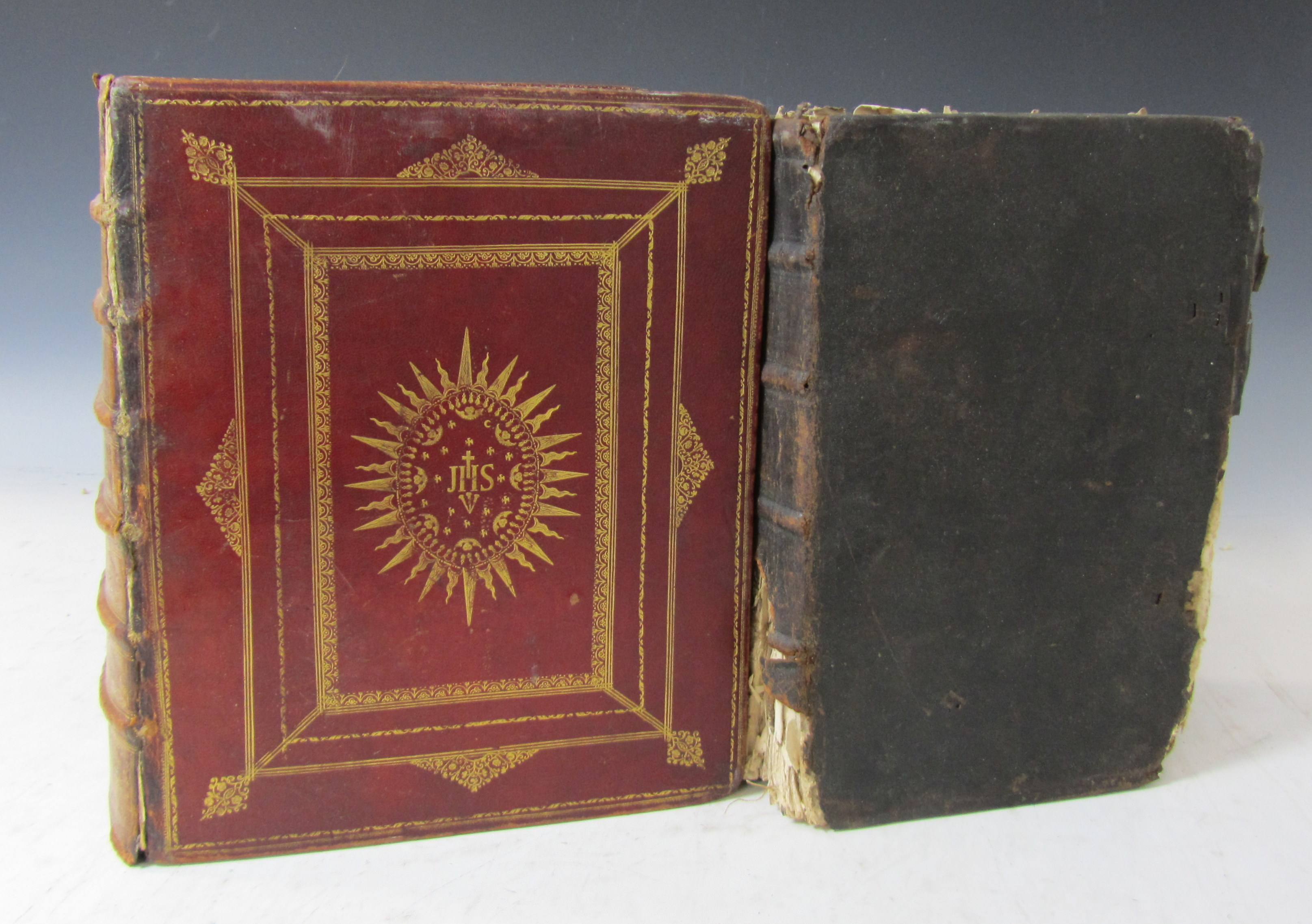 Holy Bible - Red morocco binding