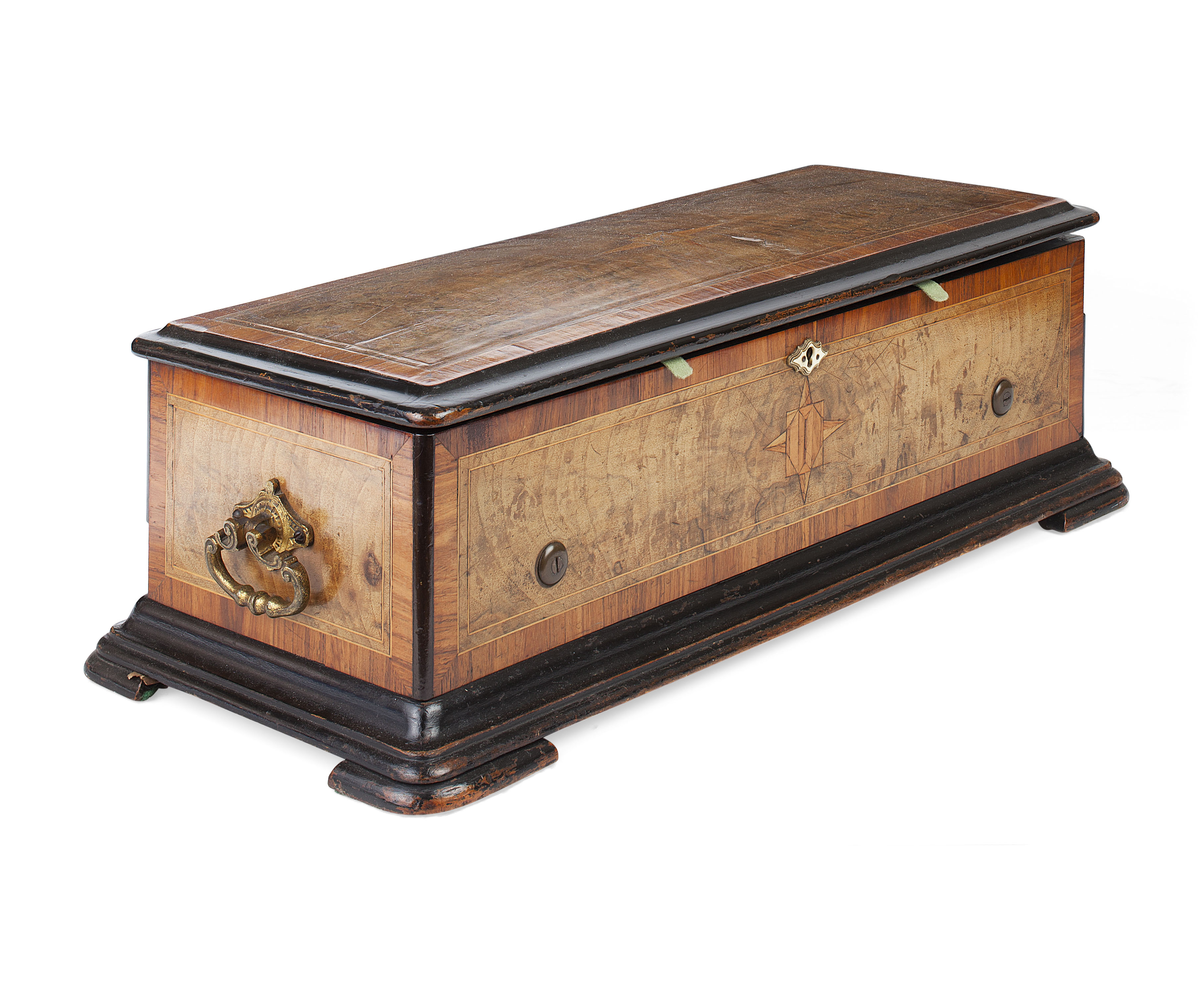 SWISS MANDOLINE EXPRESSIVE ZITHER MUSIC BOX BY PAILLAIRD VAUCHER ET FILS