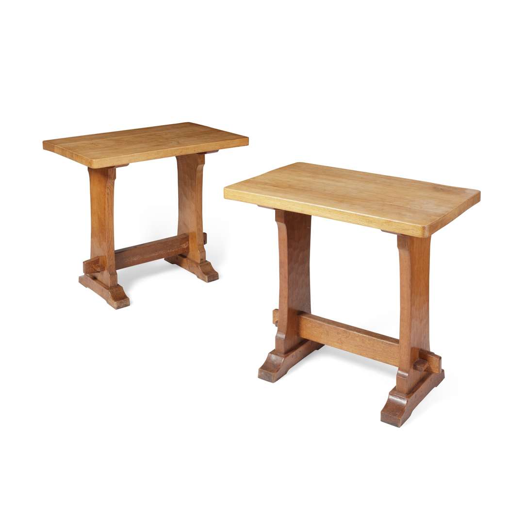 MOOSE ROOM WORKS Table「patan」 Past auction: MANNER OF ROBERT 'MOUSEMAN' THOMPSON TWO ARTS