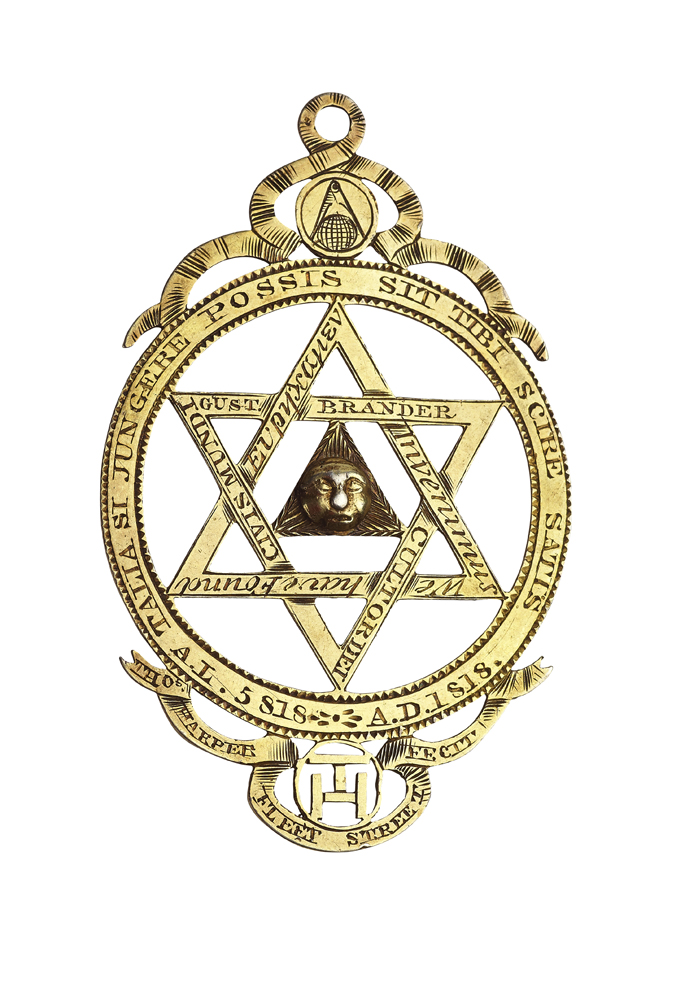 A fine George III silver gilt masonic jewel