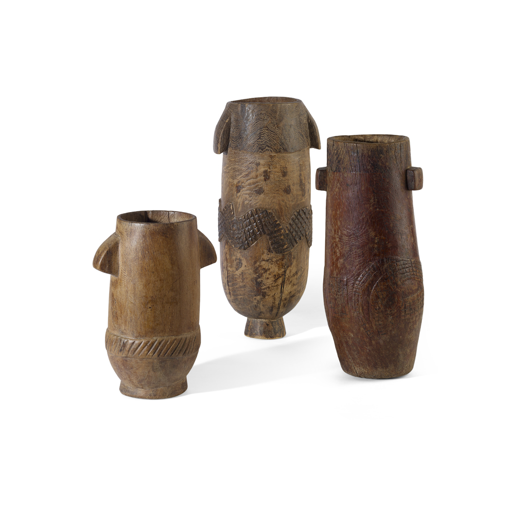 COLLECTION OF ZULU MILK PAILS, ITHUNGA