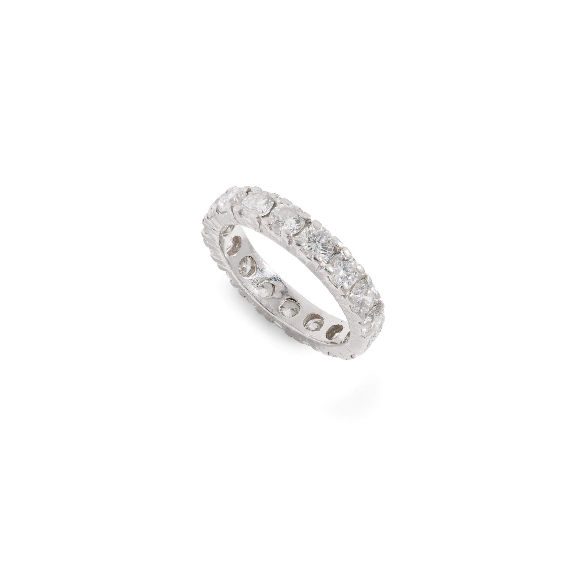 A diamond eternity band