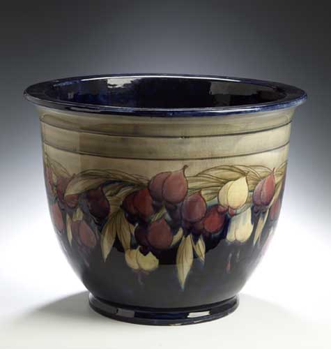 A large Moorcroft jardiniere